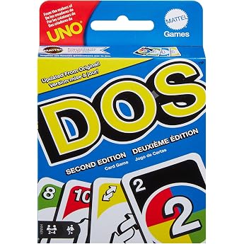 Mattel Games DOS 2nd Edition Card Game Ages 7+ 2-6 Players