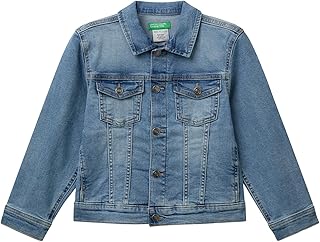 Erkek Çocuk Denim Denim Ceket, Denim, 6-7 Yaş