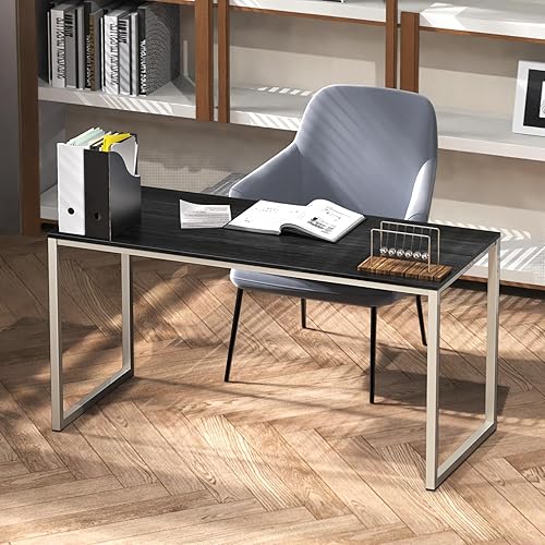 Miniatura 26 de SHW - Escritorio de 32 pulgadas para computador, oficina en casa, roble Roble,Negro,Espresso,Marrón