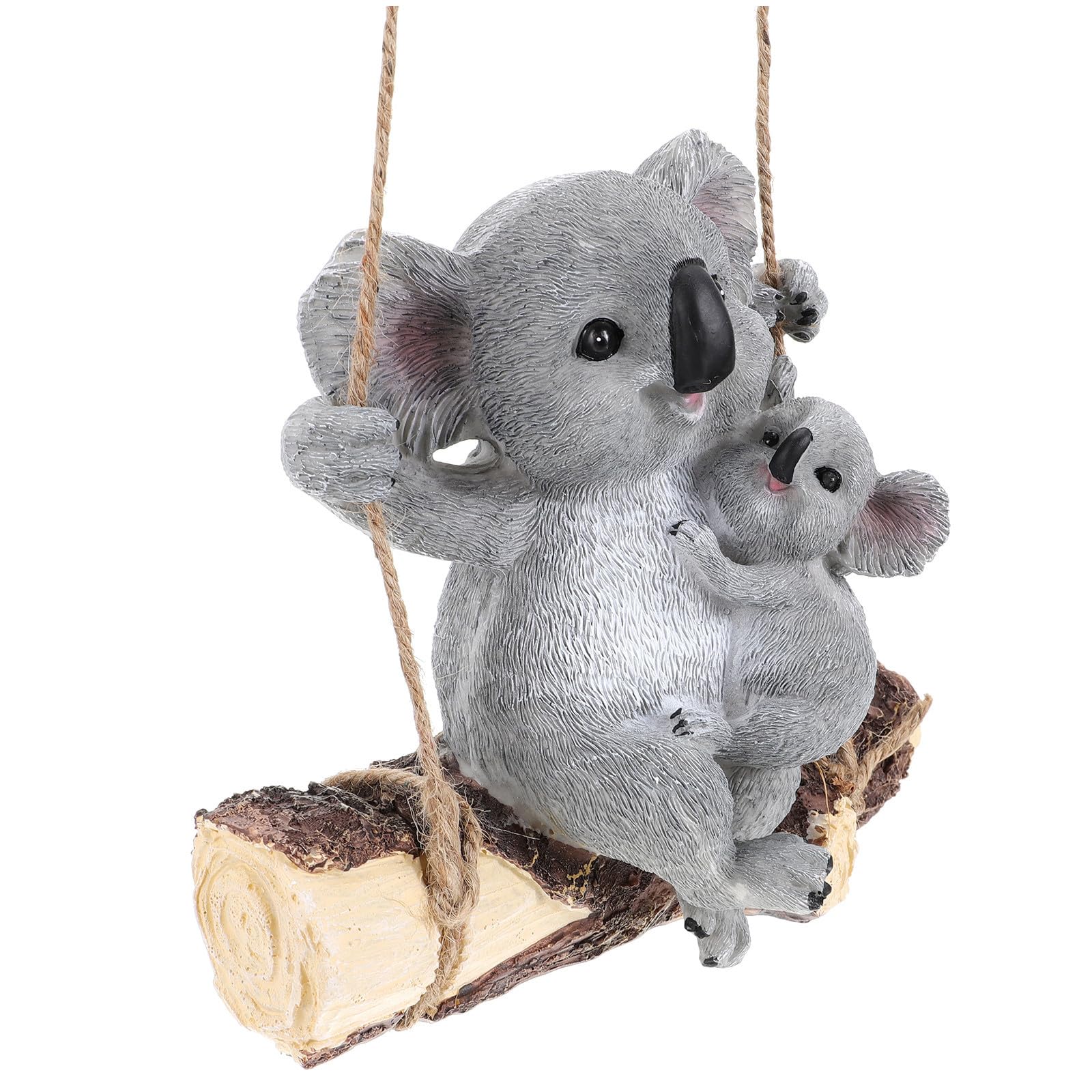 Ornement de Jardin en Résine robuste Koala Homoyoyo réaliste sur corde