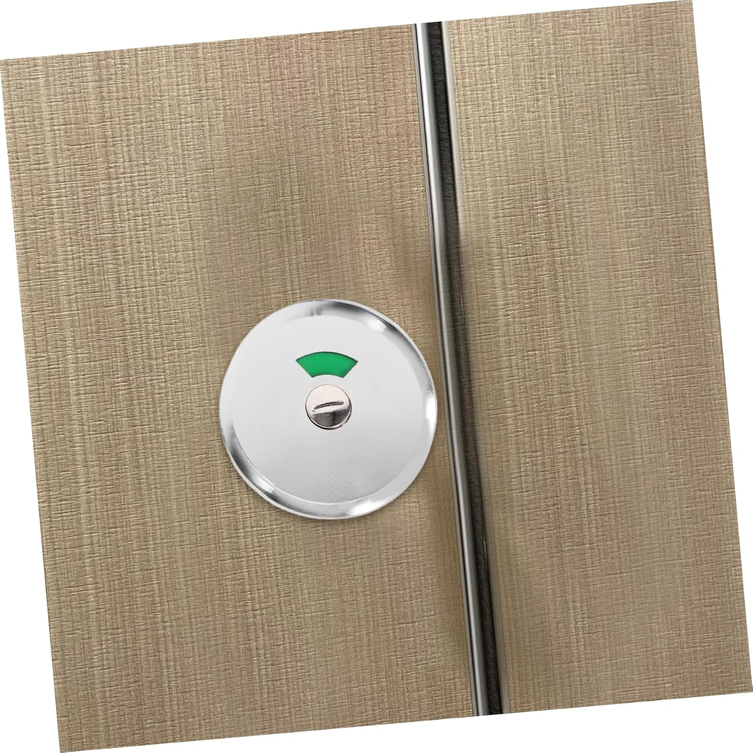 Toilet Child Safety Lock Privacy Indicator Lock Stainless Steel Easy to Install Bathroom Door Accessory