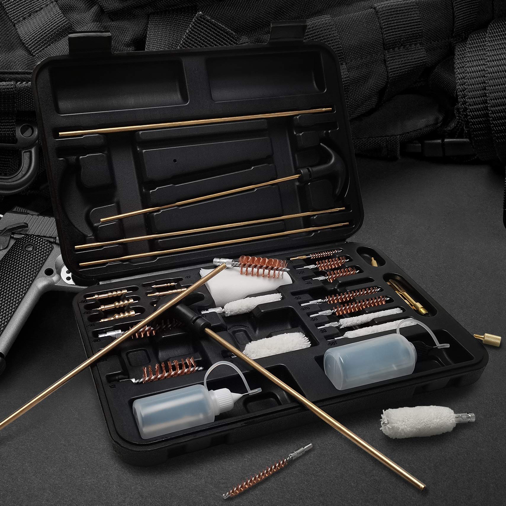 GLORYFIRE Universal Gun Cleaning Kit Hunting Handgun Shotgun and Rifle