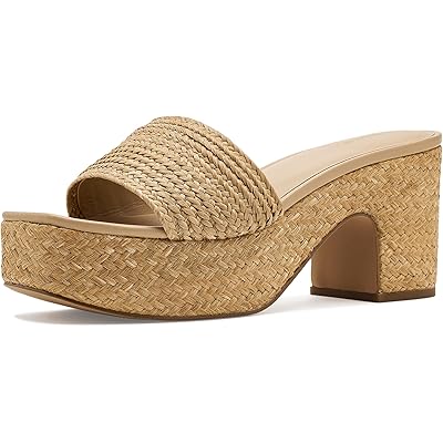 Vince Clarita Raffia Slide