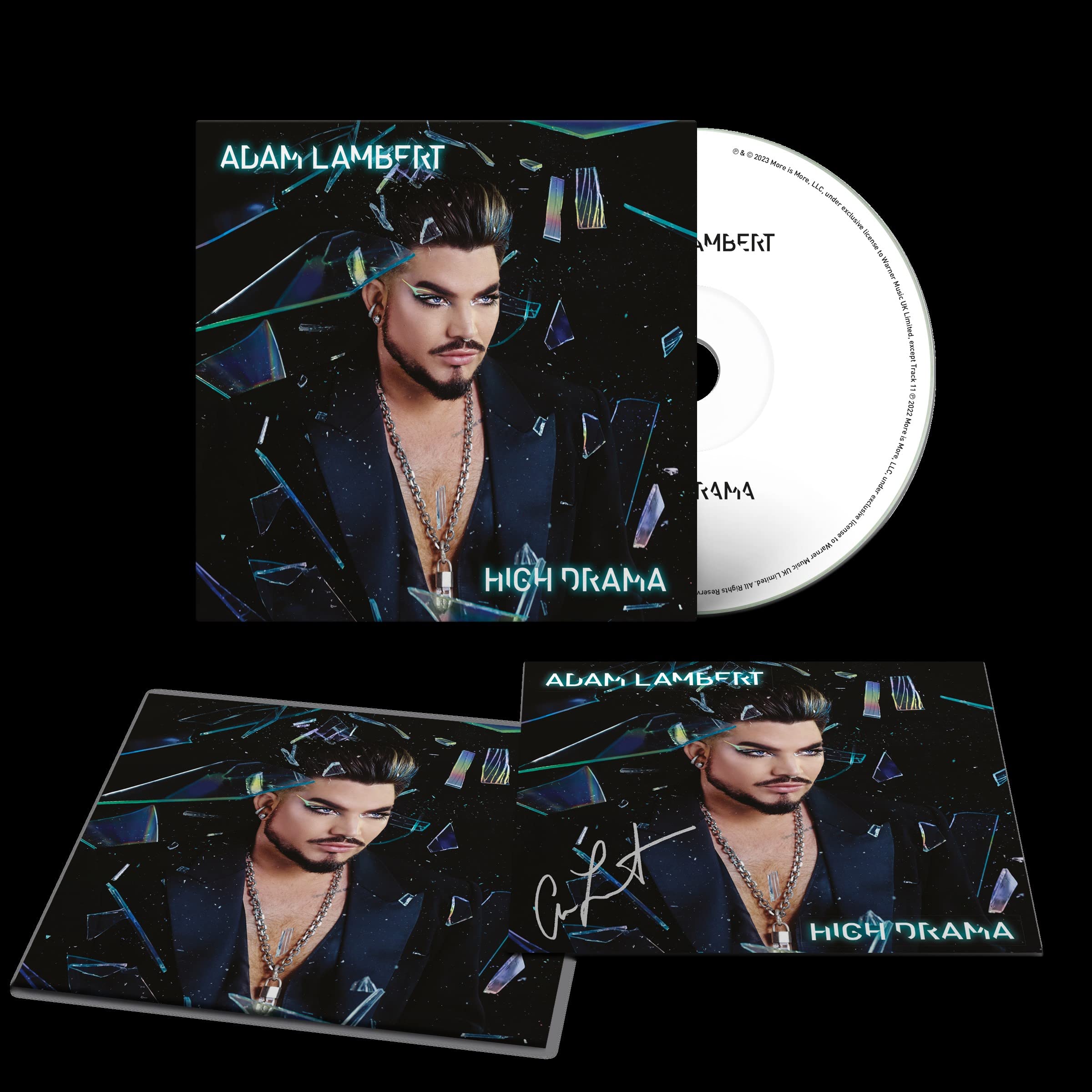 ADAM LAMBERT * HIGH DRAMA * LIMITED 11 TRK CD w/ SIGNED ART CARD * BN!