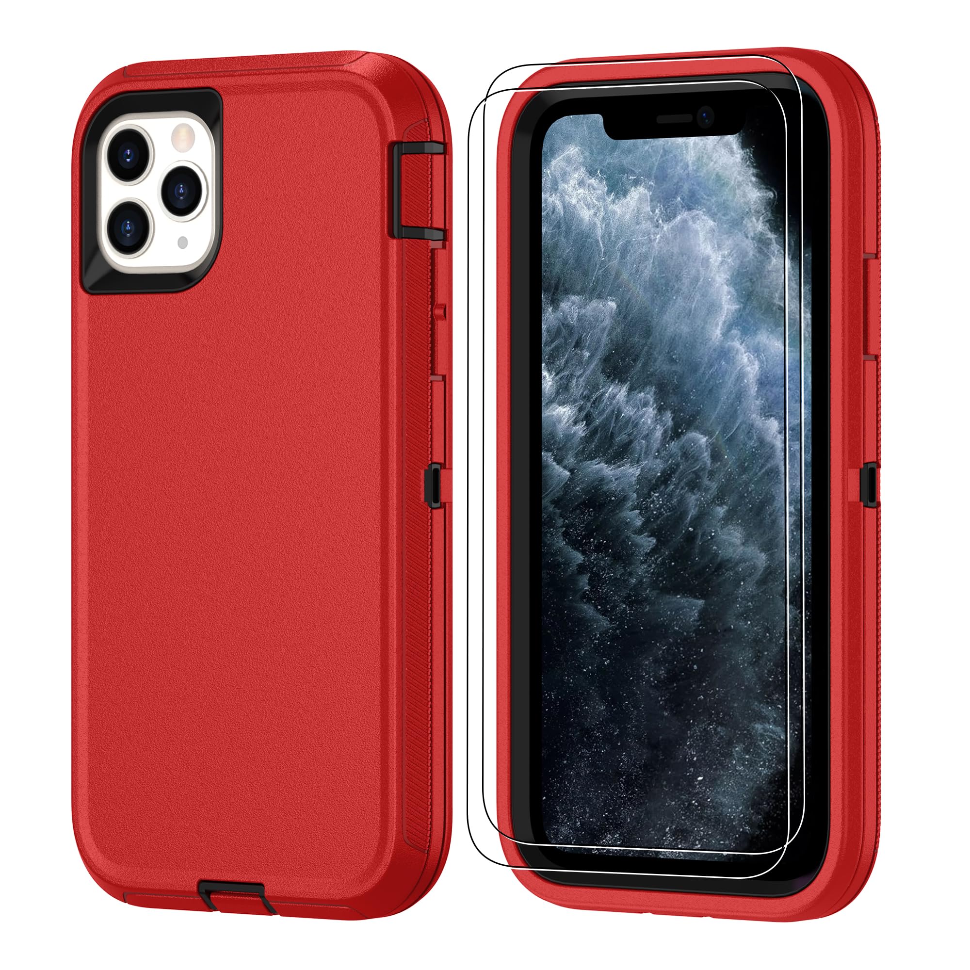 Coque iPhone 11 Pro Max antichoc de qualité militaire avec protection écran HD