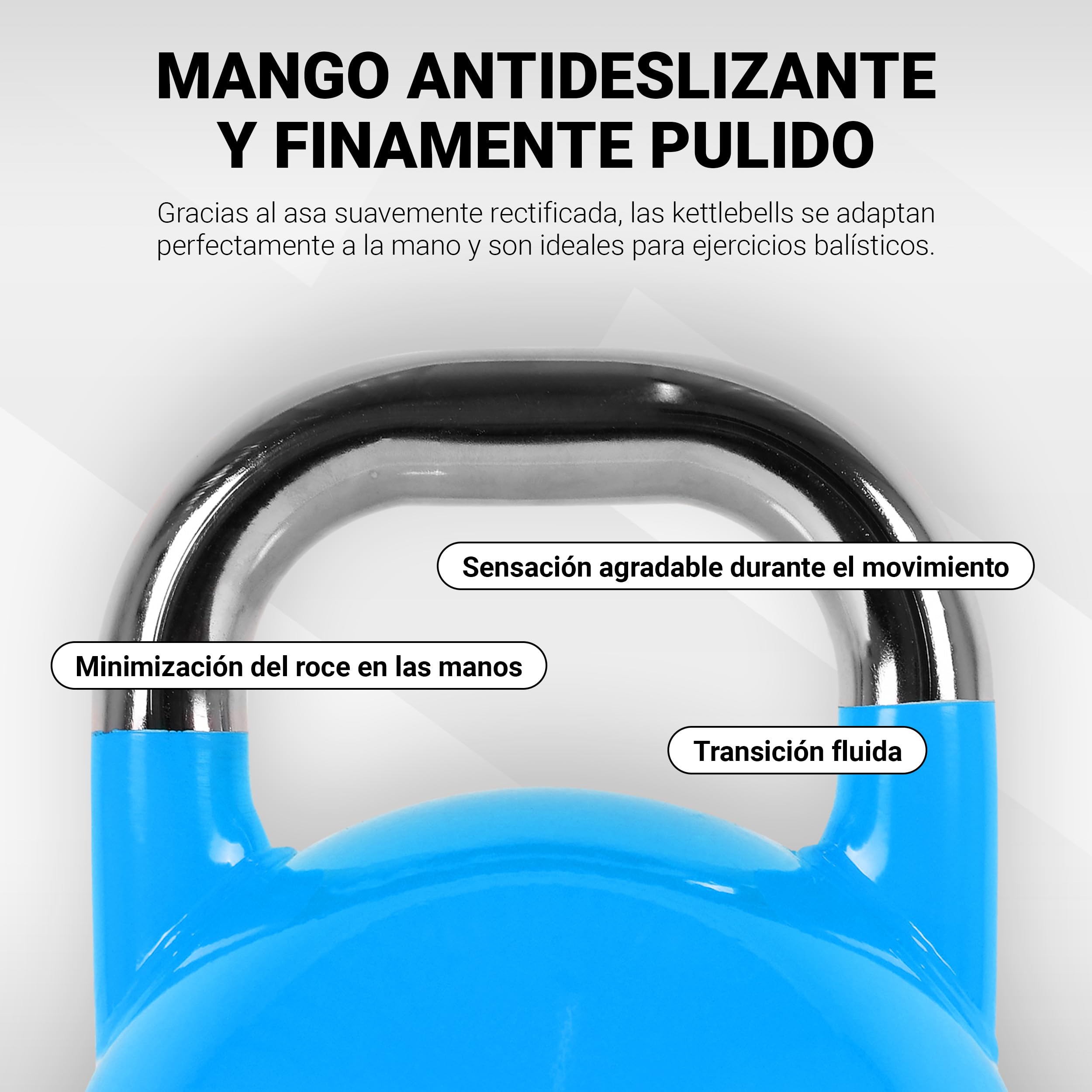 MSPORTS Pesa rusa Competition Premium 4-36 kg, incluye póster de ejercicios, calidad de estudio profesional, pesas rusas de competición