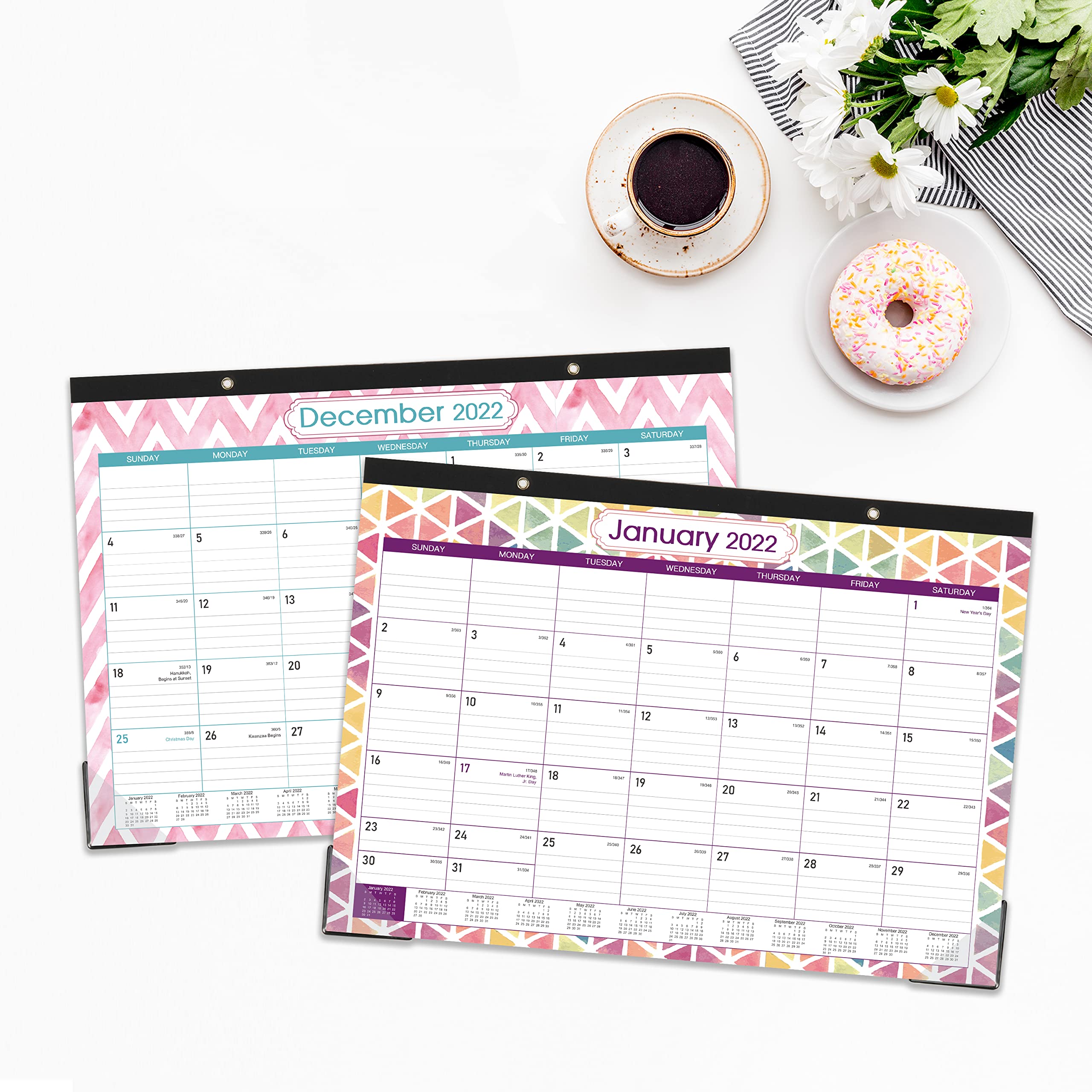20222023 Desk Calendar 18 Months Large Monthly Page Desk Calendar 20222023, Jul 2022 Dec