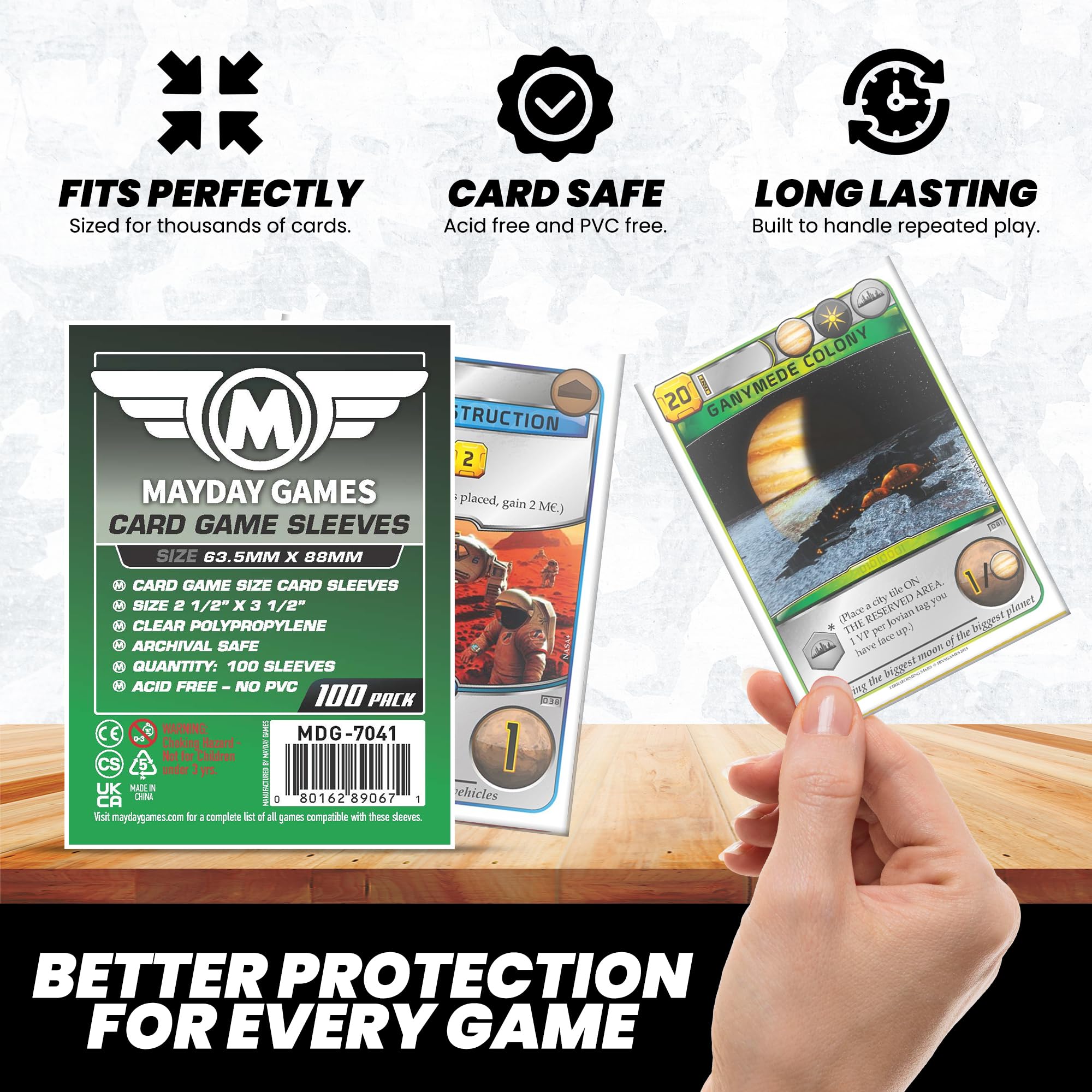 Amazon.com: Mayday Games Dead of Winter Game Accessory- Standard Card Sleeve  Bundle : Toys & Games