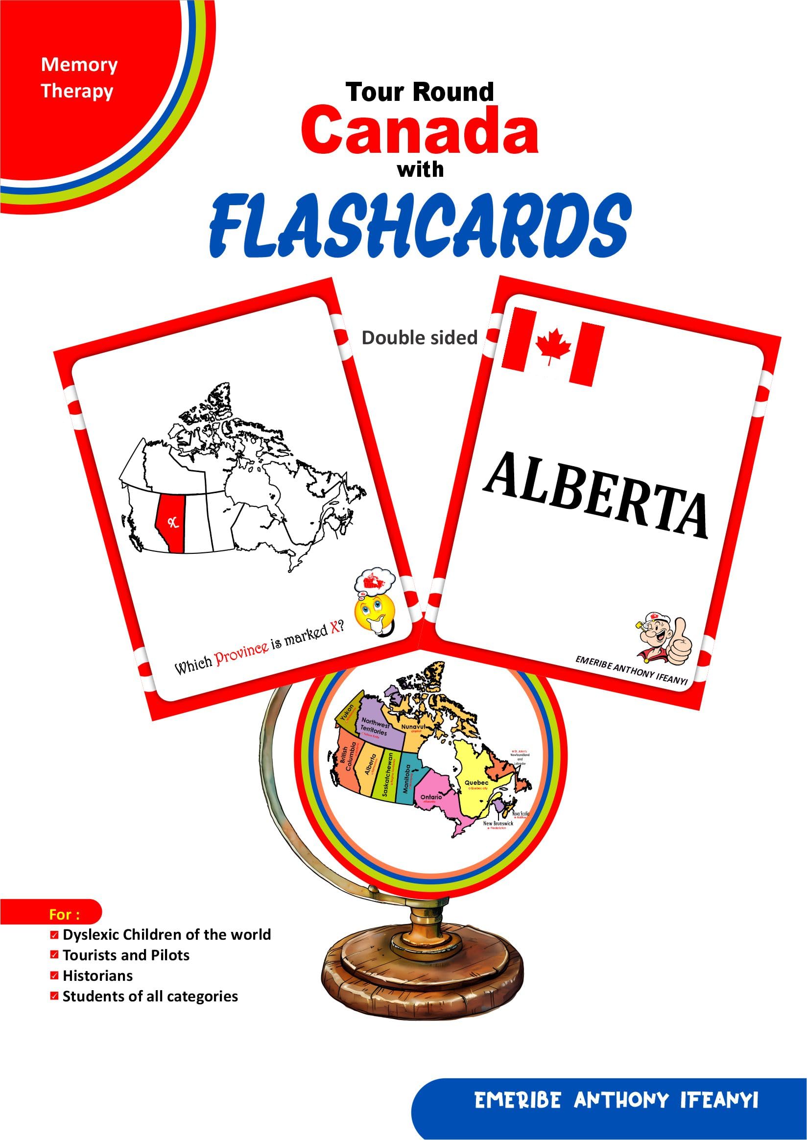Tour Around Canada with Flashcards (English Edition)