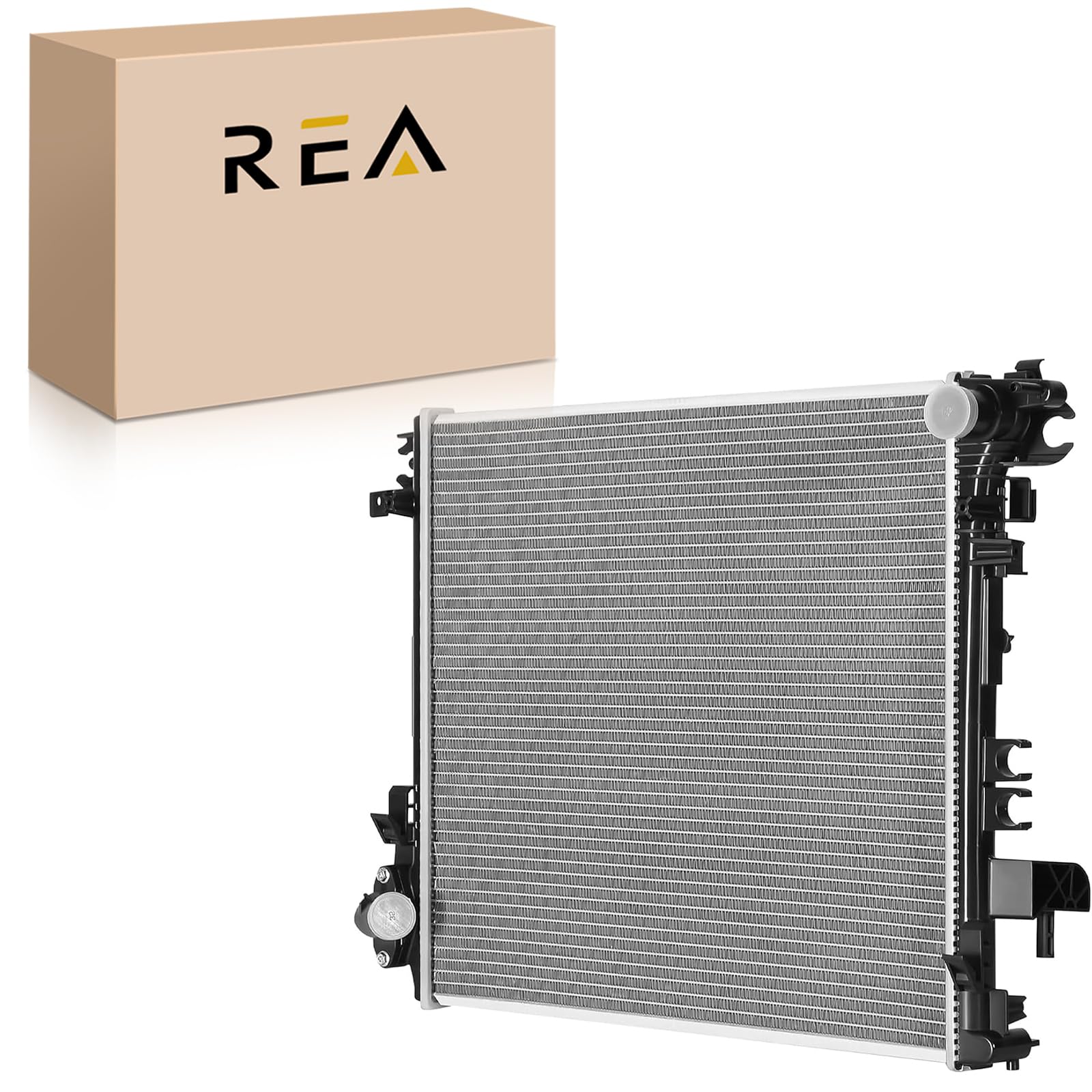 Engine Coolant Radiator Assembly Compatible with Jeep Wrangler 3.6L 2018-2022, Wrangler 2.0L 2018-2021, Gladiator 3.6L 2020-2023, Gladiator 3.0L 2021 Replace# 68314786AC, 68314786AB