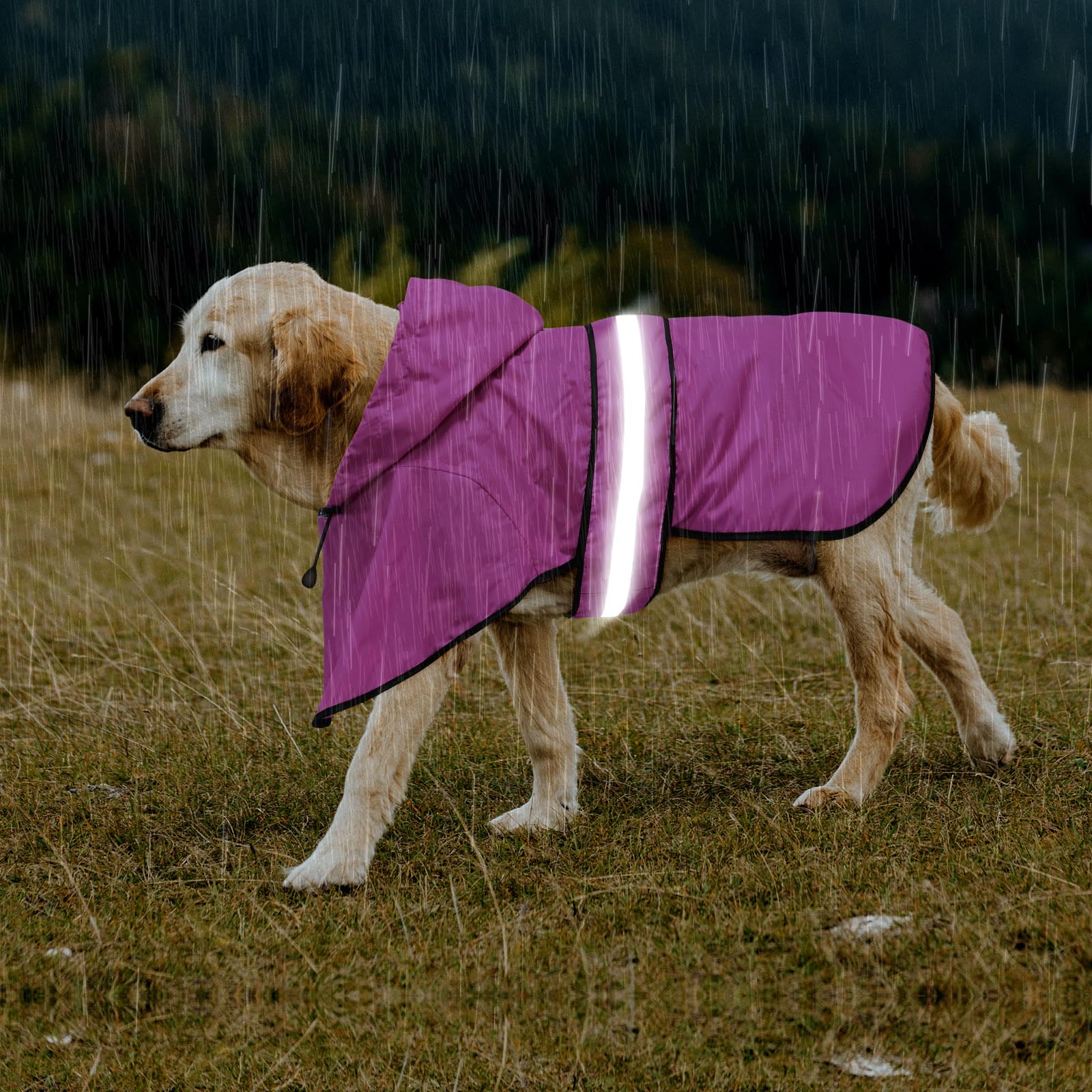 Impermeabile Per Cani Piccolo Con Cappuccio E Stivali – Poncho Riflettente Regolabile, Asciuga In Fretta, Perfetto Per Pioggia E Neve