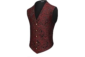 Ruby Roundhouse Vest: An Enchanting Fusion of Victorian Charm and Modern Elegance