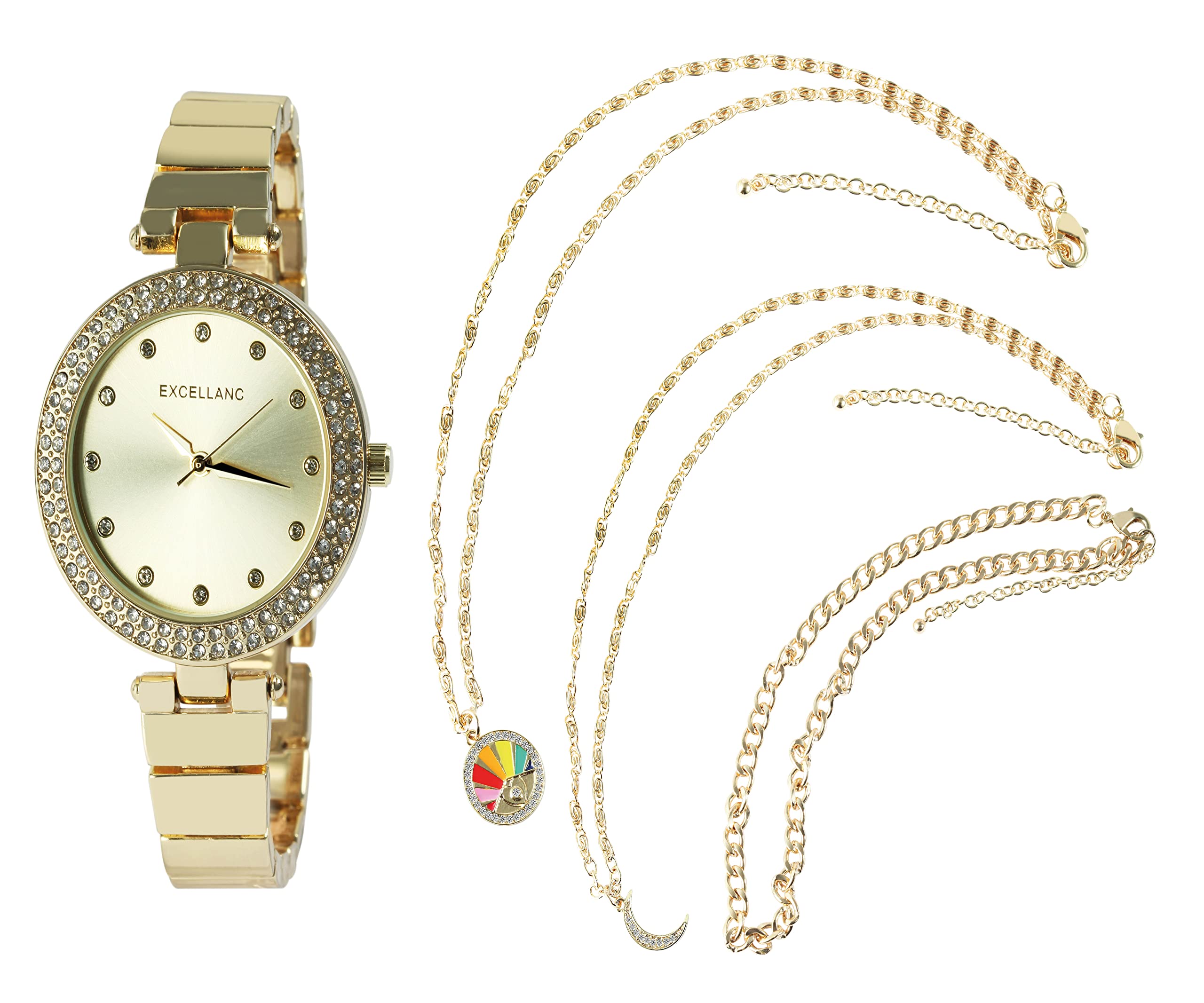 Excellanc Simili 1800245 - Set di gioielli da donna in metallo