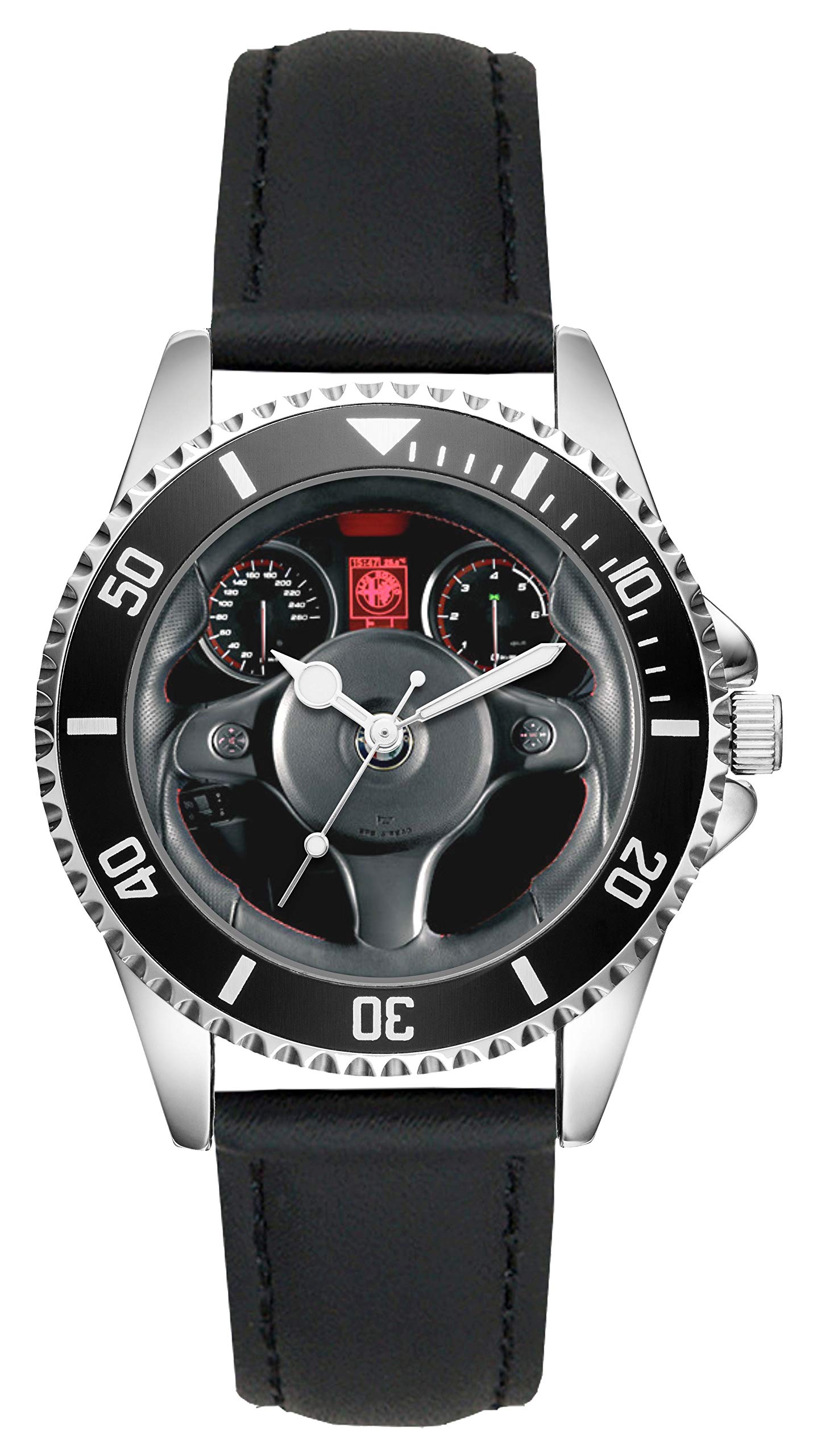 Orologio Da Uomo KIESENBERG Con Quadrante Alfa Romeo 159 - Regalo Per Appassionati - Modello L-20836 - 5