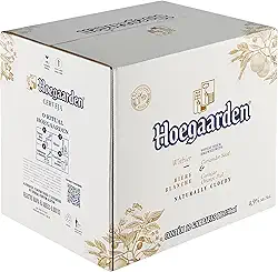 Pack Cerveja Hoegaarden, 330ml, Long Neck - 12 unidades