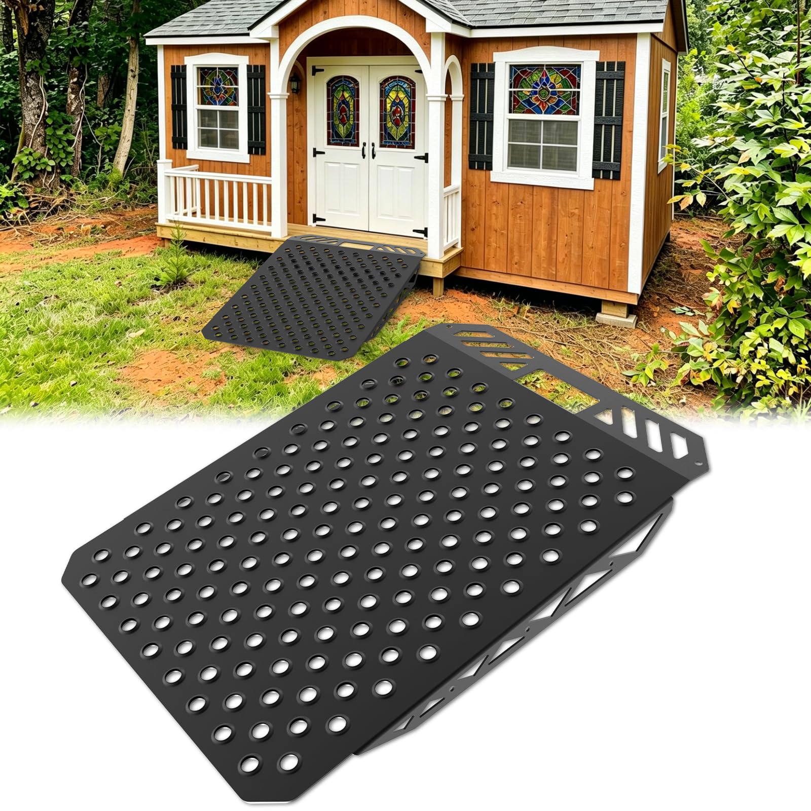 Heavy-Duty Shed Ramps for Lawnmowers -10