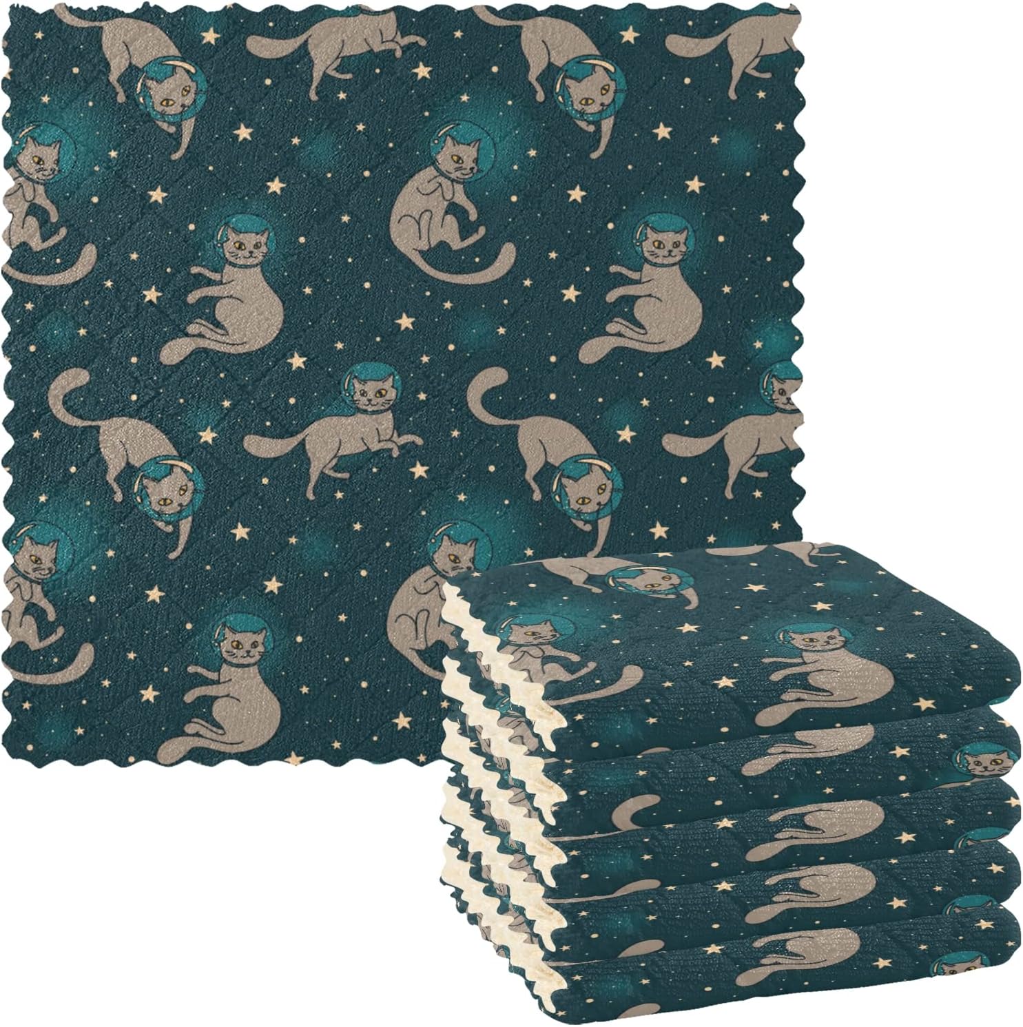 キッチンクロス ぞうきん 台拭き ふきん 雑巾 布巾 キッチンタオル 吸水 猫柄 ねこがら 可愛い 宇宙 かわいい 人気 おしゃれ 6枚セット 99 Off キッチンクロス ぞうきん 台拭き ふきん 雑巾 布巾 キッチンタオル 吸水 猫柄 ねこがら 可愛い 宇宙 かわいい 人気 おしゃれ 6枚セット 99 Off