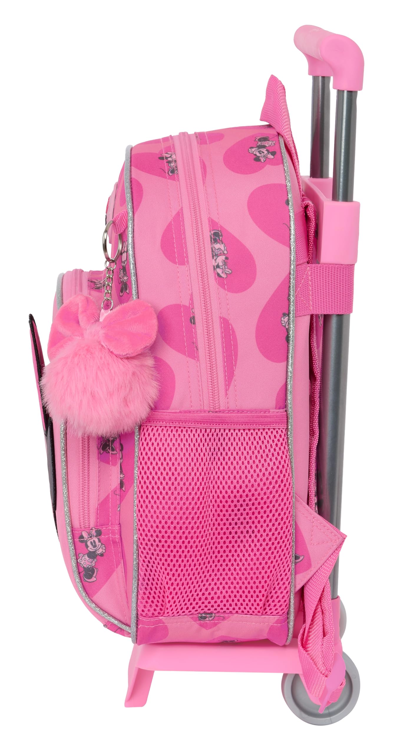 Safta With Trolley Wheels Minnie Mouse Loving Backpack One Size