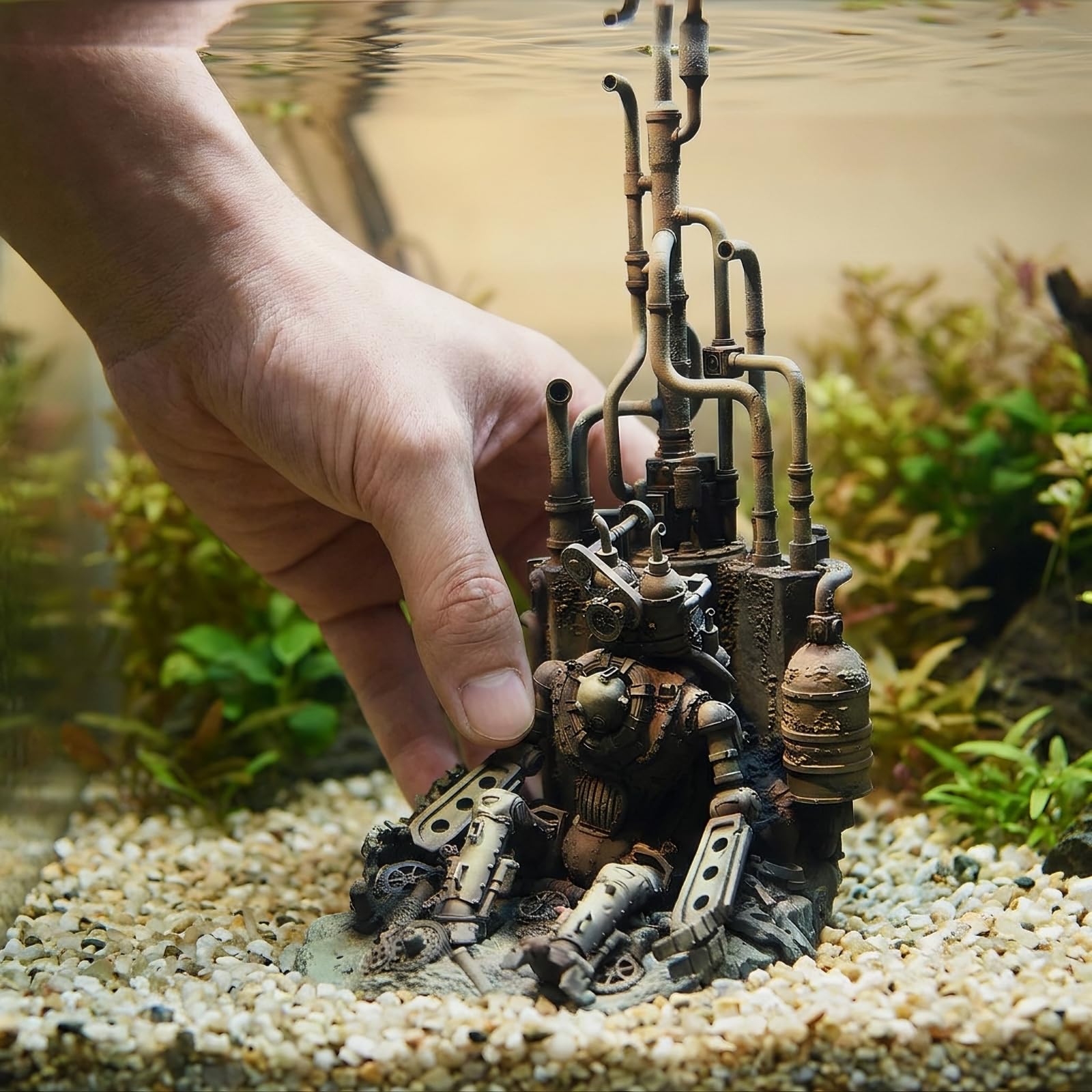 Verwittert Aquariumversteck