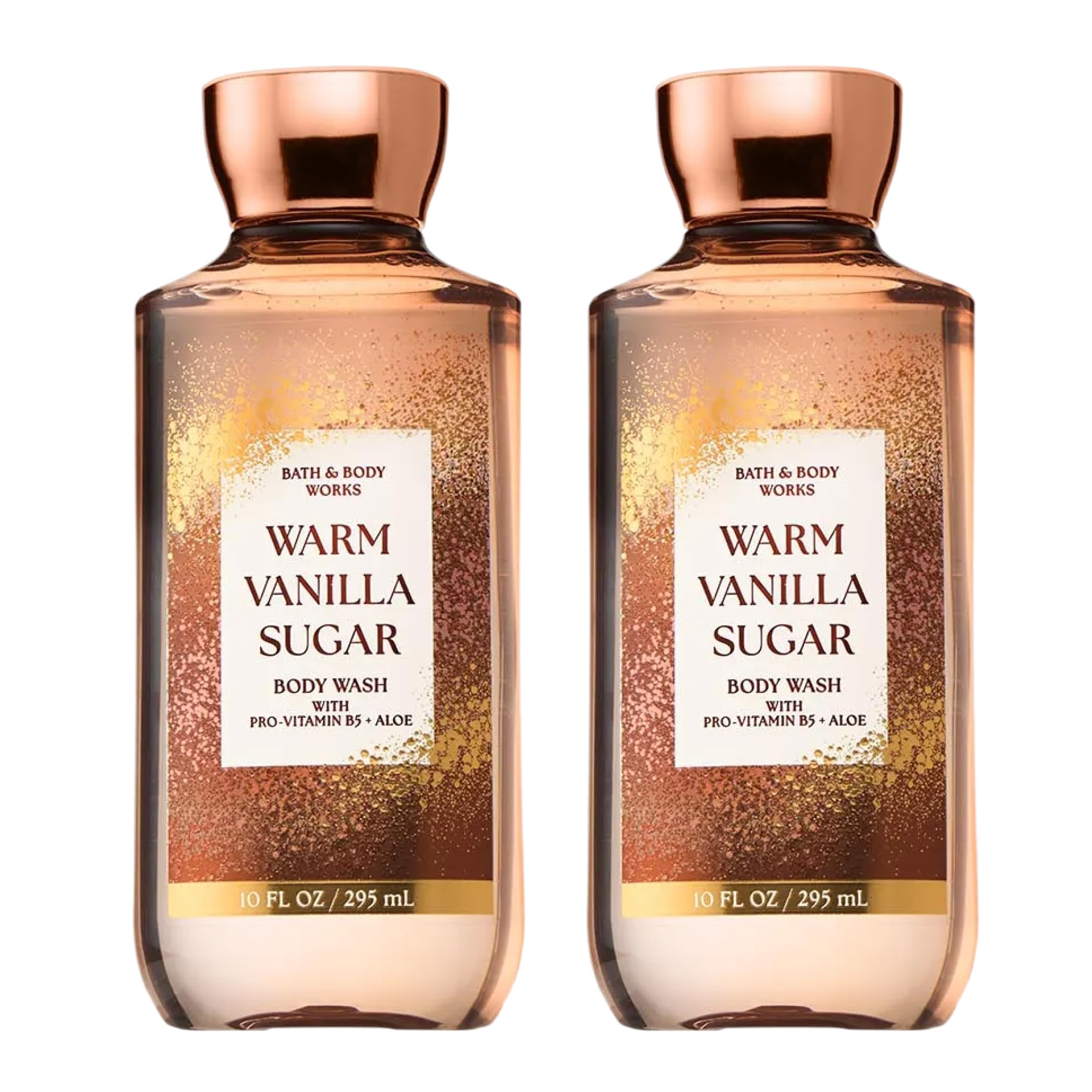 Warm Vanilla Sugar Body Wash, Nourishing Cleanser with Pro-Vitamin B5 & Aloe, Sparkling Sugar and Sweet Vanilla Scent, Gentle for Daily Use, 10 fl oz - 2 Pack