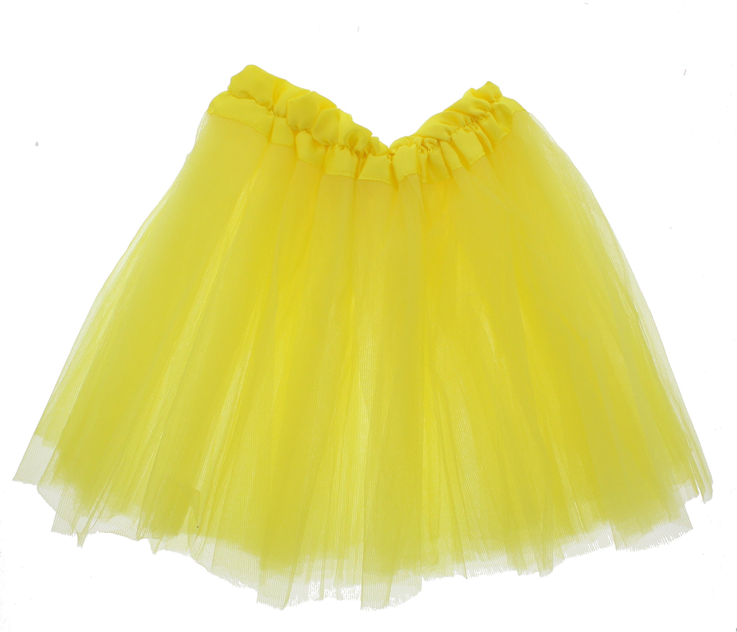Zac's Alter Ego Lady Girls Women Tutu Skirt Skirts Fancy Dress Party Hen Party Yellow