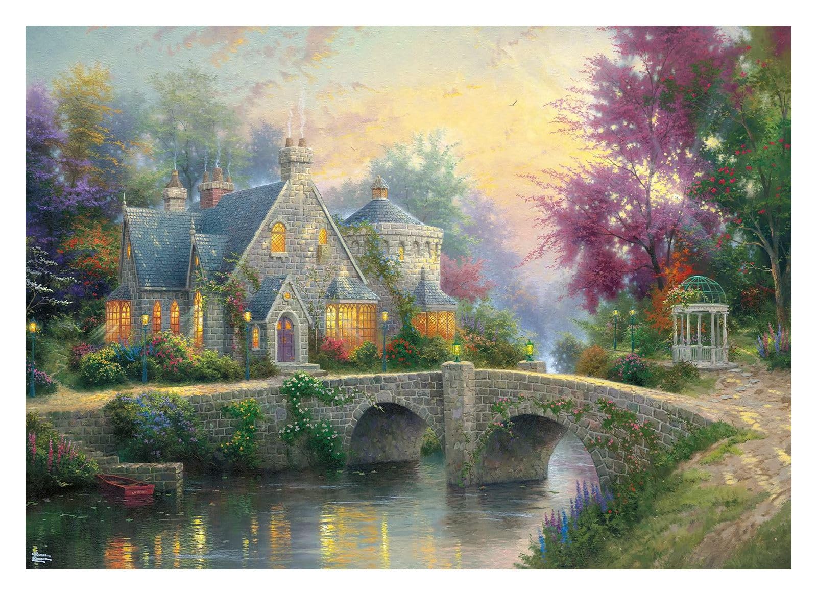 Schmidt Puzzle de 3000 Piezas - Casa de lámpara, T