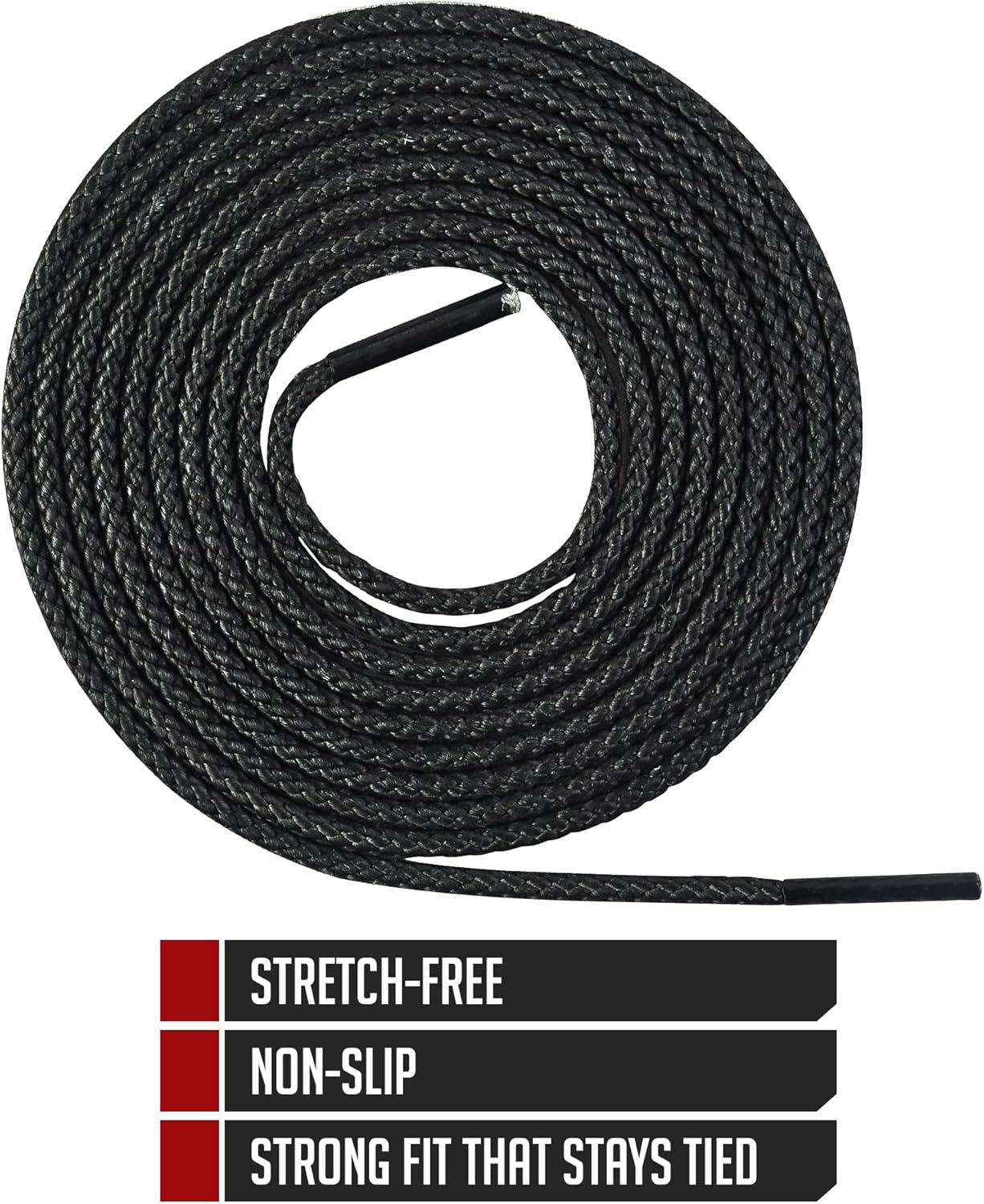 IRONLACE Unbreakable Round Bootlaces - Indestructible, Waterproof & Fire Resistant Boot & Shoe Laces : Clothing, Shoes & Jewelry