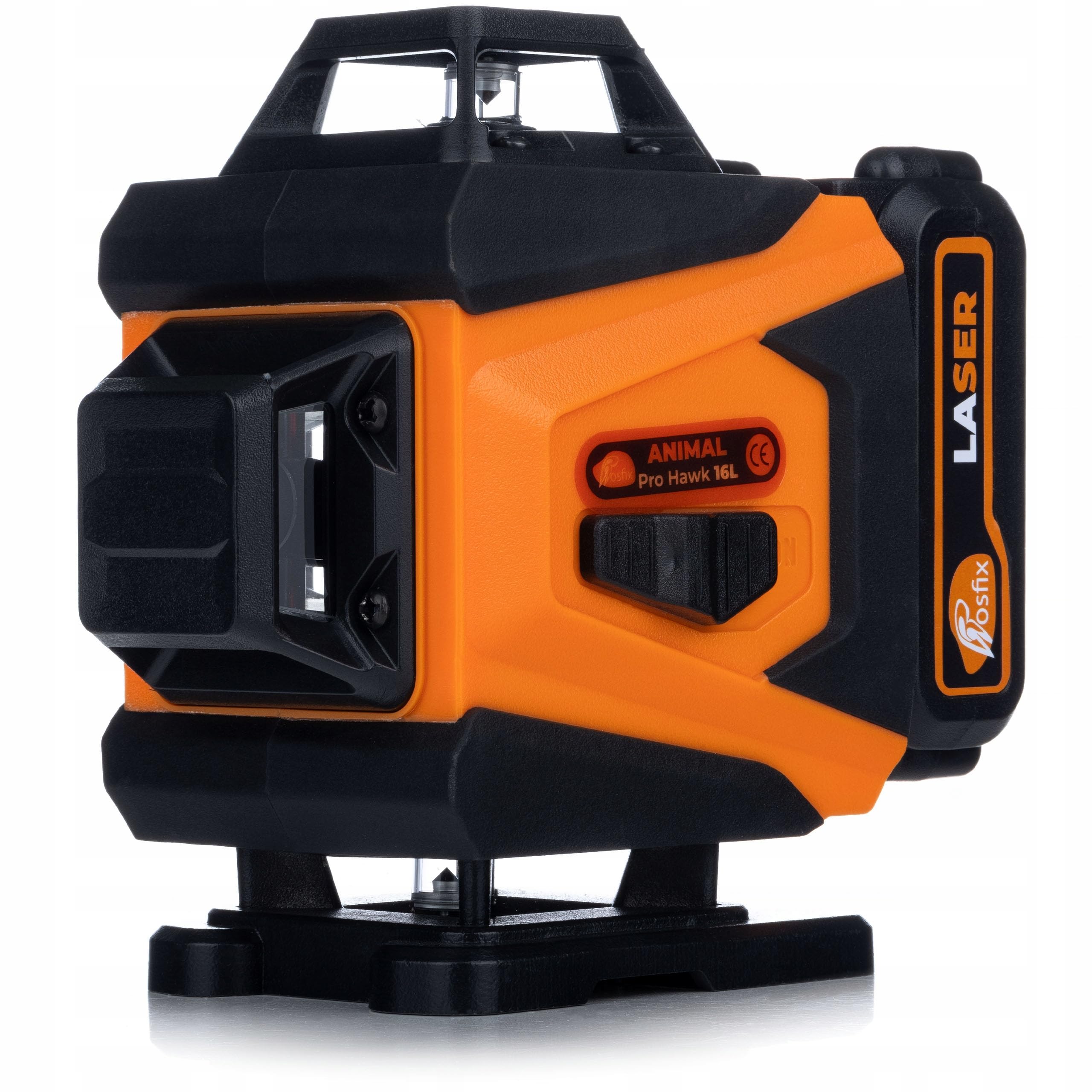 Rosfix Animal Pro Hawk RAPH 16L - Láser cruzado de 16 líneas | IP54, USB-C, 2 x Li-ion, mando a distancia | Construcción e instalaciones | Kit de nivel láser con trípode y maletín