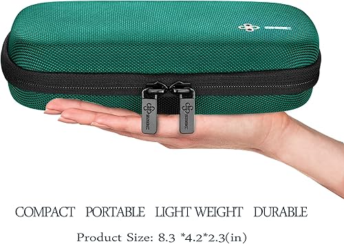 Miniatura 6 de SHBC - Estuche enfriador para viajar, organizador de medicamentos para diabéticos, bolsa refrigerante con aislamiento con 2 paquetes de hielo, color