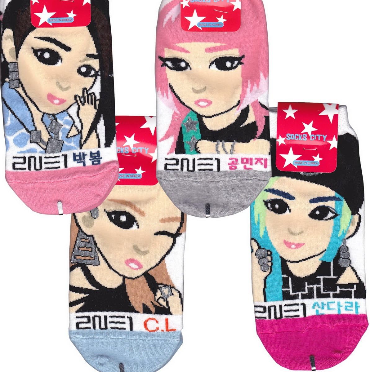 2NE1 Socks Crush Version Kpop Socks (Send From Korea)