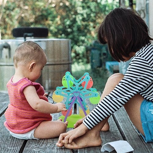 Miniatura 3 de Toyvian Juego de ruedas de la fortuna Juguete Toddles Ferris Wheels Juguetes Parque de Atracciones Carnaval Muñecas Juego para Niños