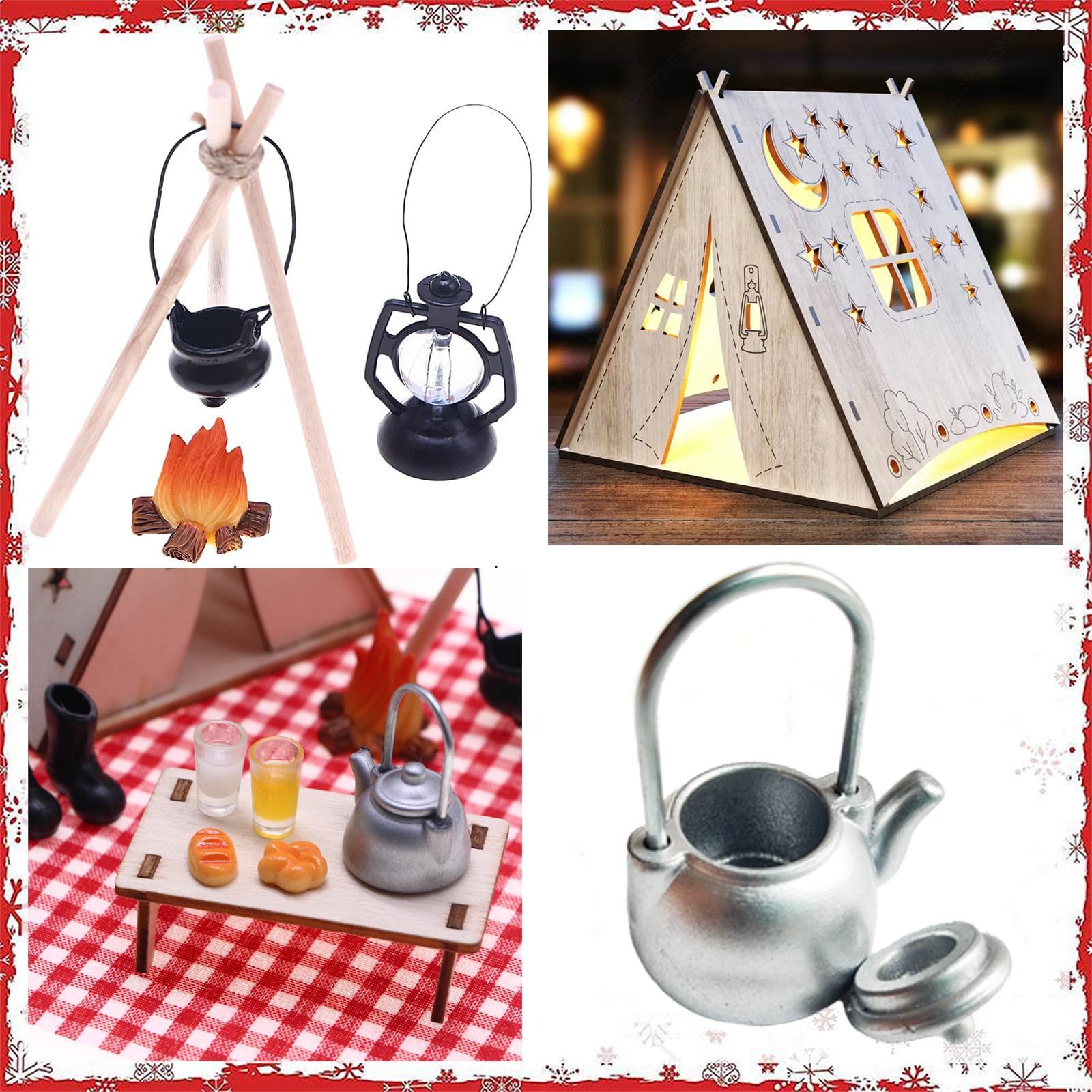 Miniatur Wichtel-Küchenzubehör Für Puppenhäuser – 1/12 Maßstab, 26 Teile, Aus Harz, Ideal Für Weihnachtsdekoration Oder Spielzeug