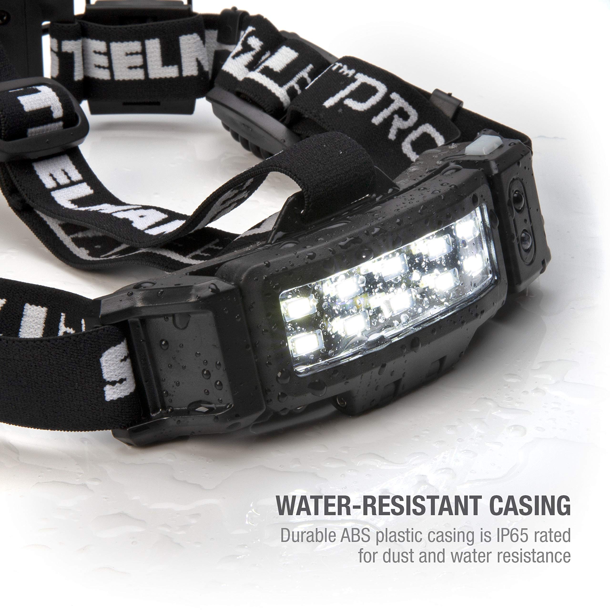 Steelman Pro LED-Scheinwerfer mit Blinker hinten und 3 AA-Batterien 79052