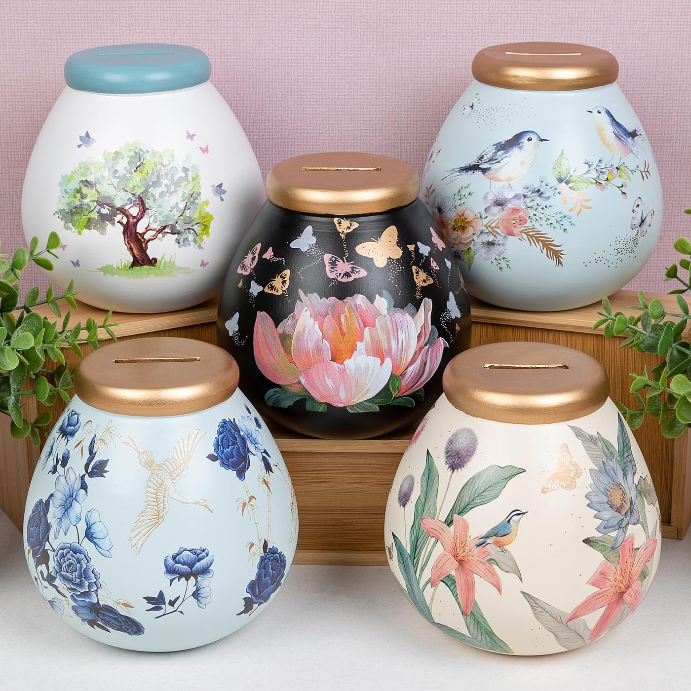 Pot of Dreams Limited Edition of Money Boxes from Dogs & Cats to Home & Tree of Life - Image 2