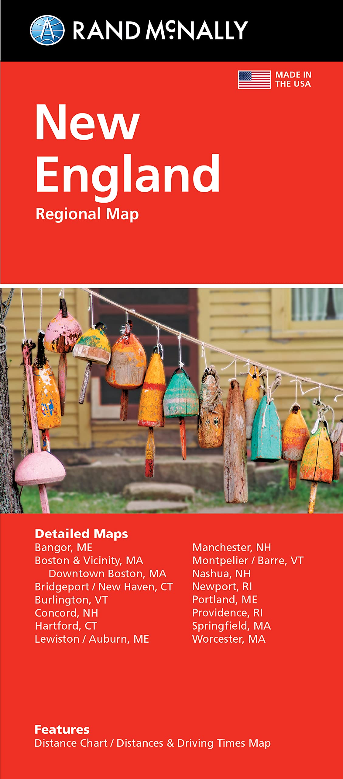 Rand McNally Folded Map: New England