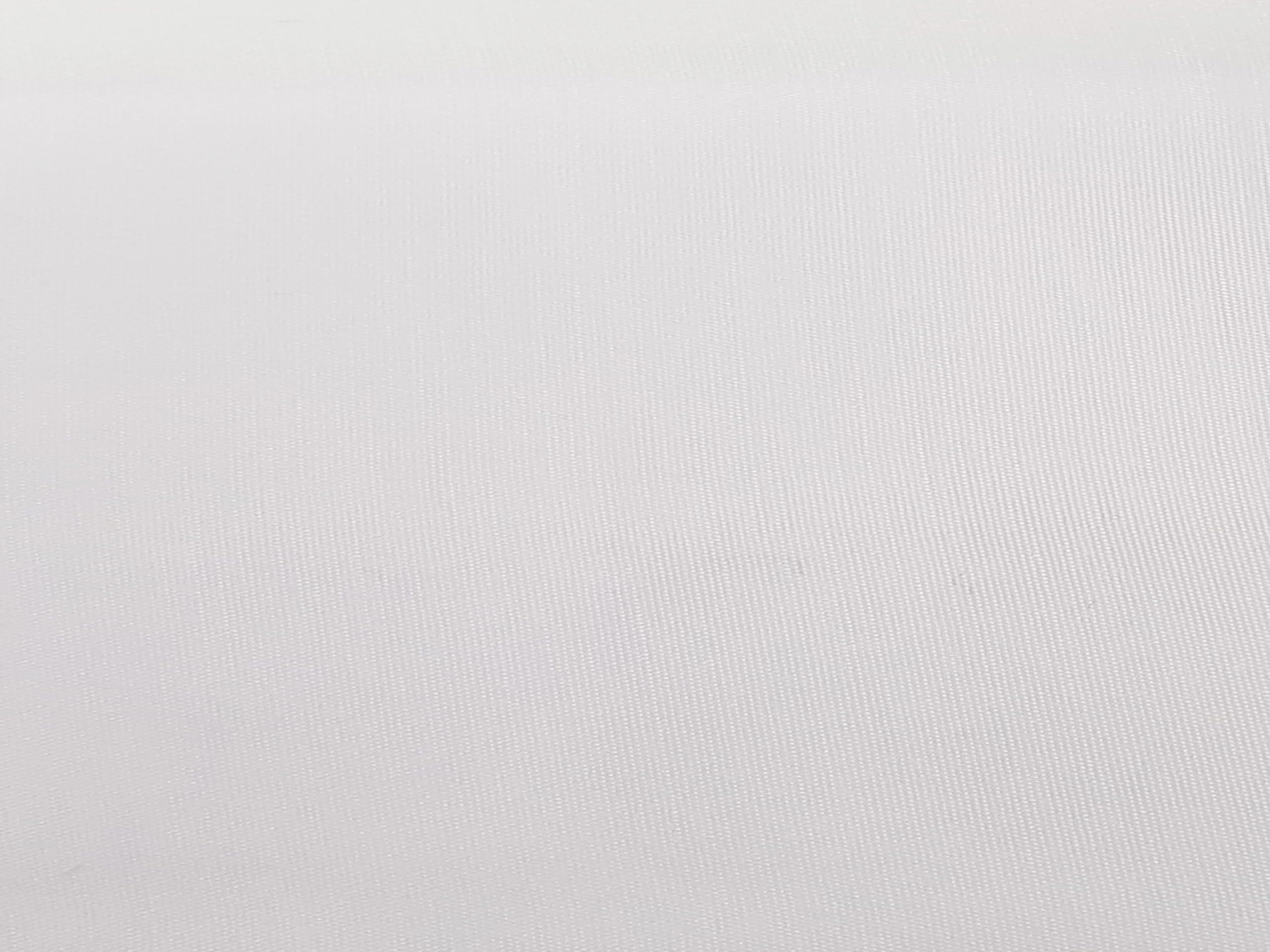 QABANE - Voilage Ignifugé Certifié Non Feu M1 - Polyester - Sécurité Incendie ERP - 8 Œillets Ronds - Prêt à Poser - 145 x 240 cm - Blanc
