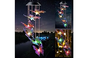 JOBOSI Butterfly Solar Wind Chimes: A Symphony of Nature