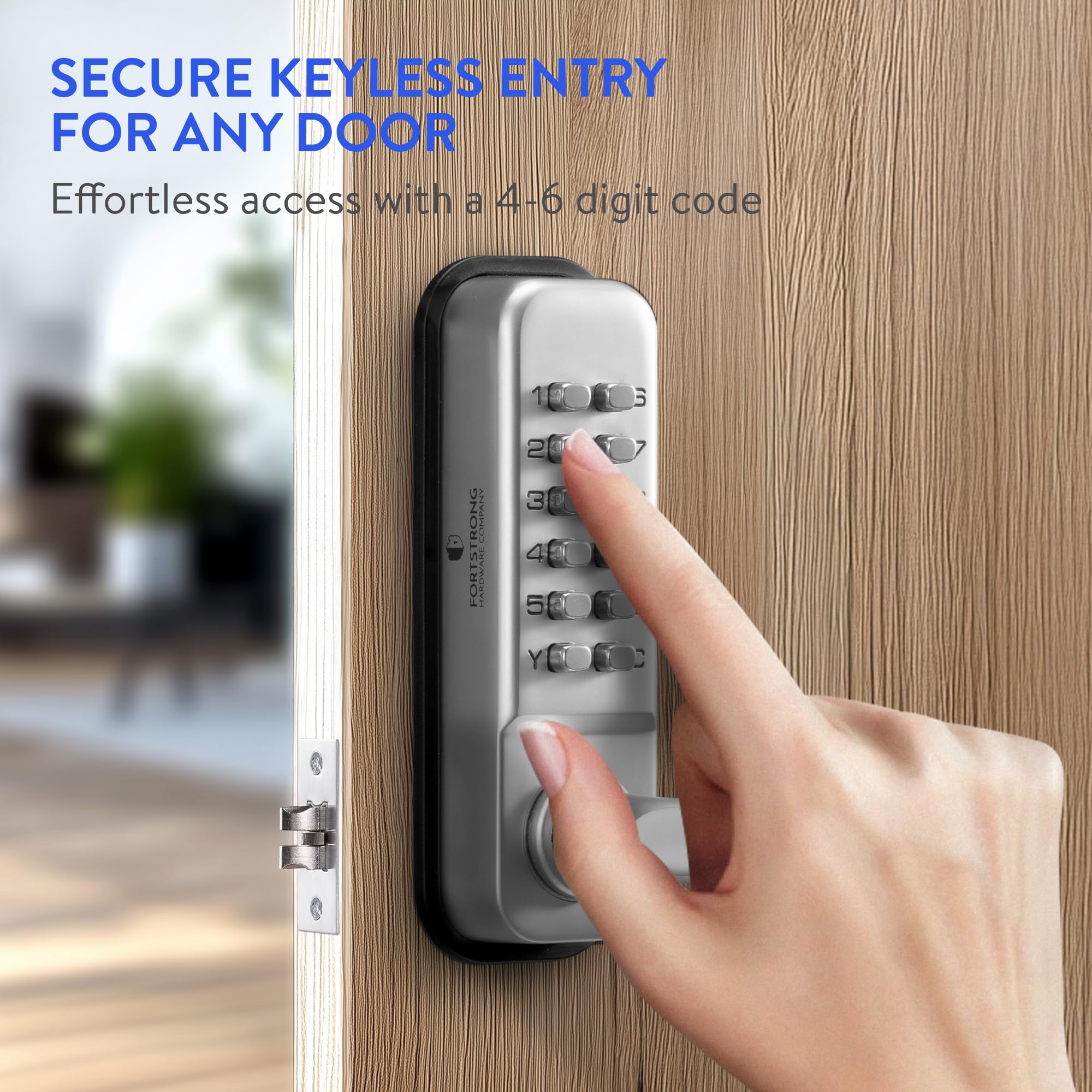 Front Door Lock Set Keyless Entry With Deadbolt Double-sided