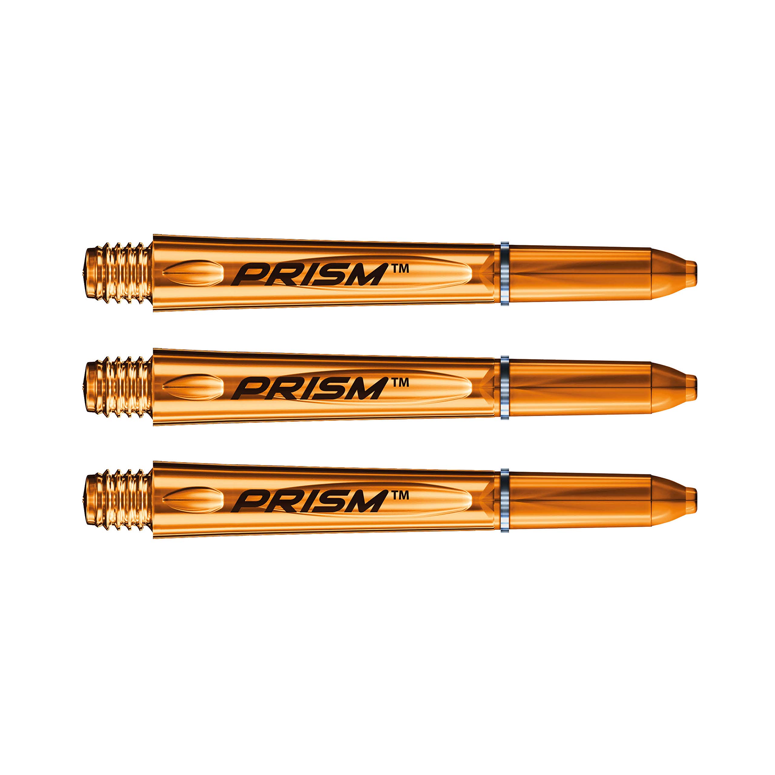 Tiges Fléchettes Winmau Prism 1.0 – Polycarbonate – Court 35 Mm – Orange – Lot De 3 – Disponibles En 7 Couleurs