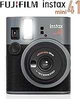 Vista 3 de Fujifilm Cámara Instax Mini 41 de película instantánea negra + paquete de 20 impresiones instantáneas Instax