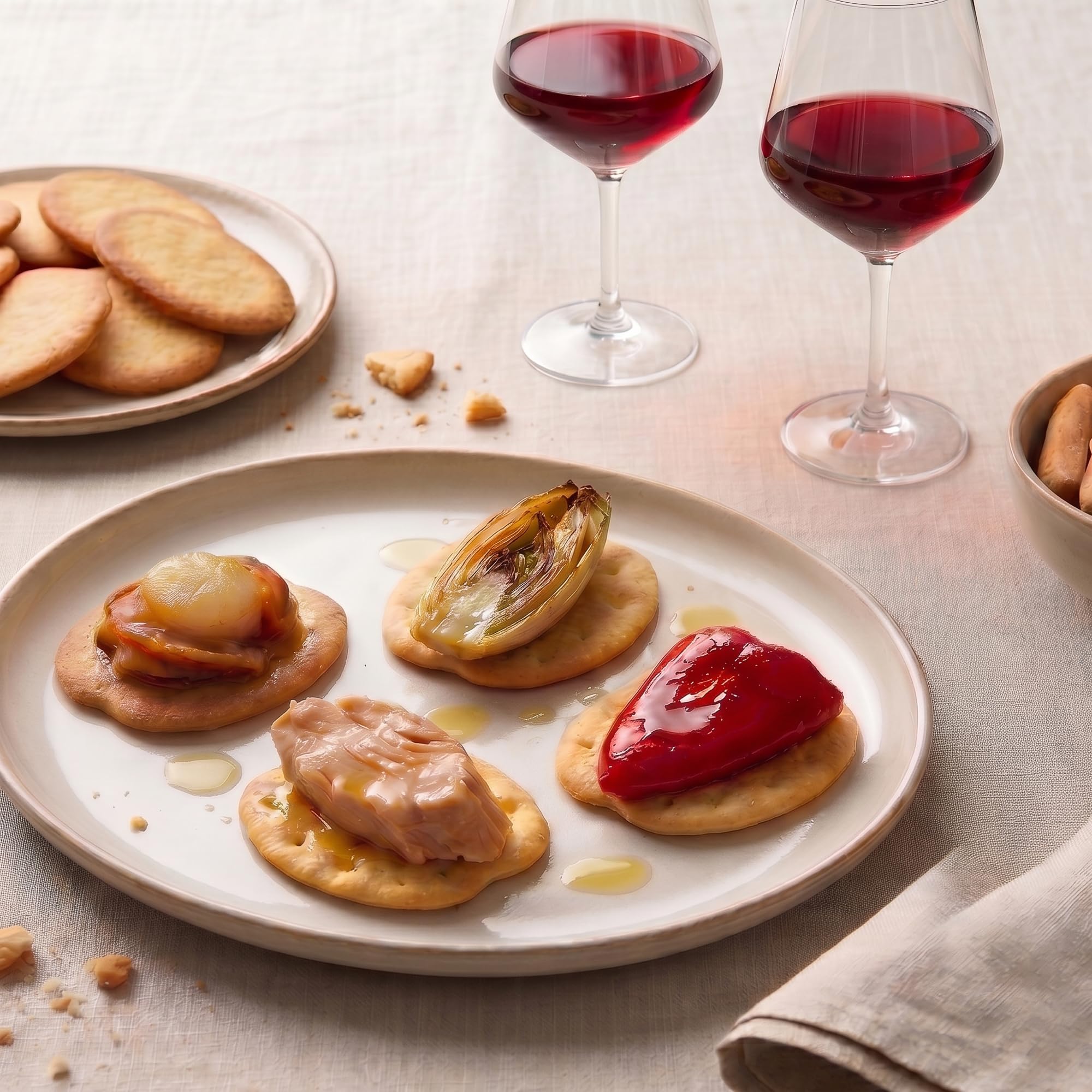 Caja Gourmet Cortegada de VinNatura con Conservas Artesanas y Vino Mencía | Regalo gourmet gallego, regalos de empresa, cesta con vino, elaboración tradicional, tarjeta personalizable