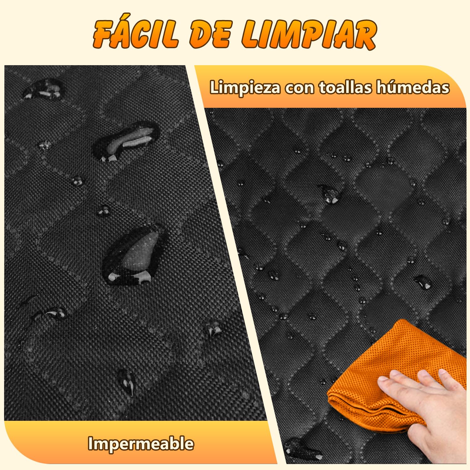 Alfheim Protector Universal para Maletero para Perros, Impermeable Antideslizante Lavable, con Protección Lateral Diseño Alargado para Coche, Camión, SUV