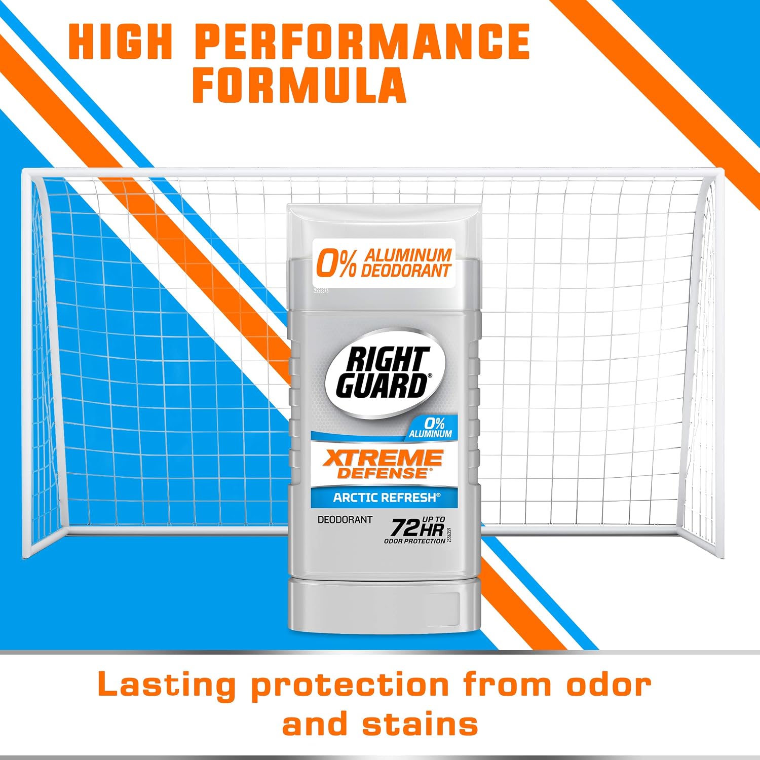 Right Guard Xtreme Defense Aluminum-Free Deodorant Invisible Solid Stick, Arctic Refresh, 3 oz, 4 count (pack of 1)