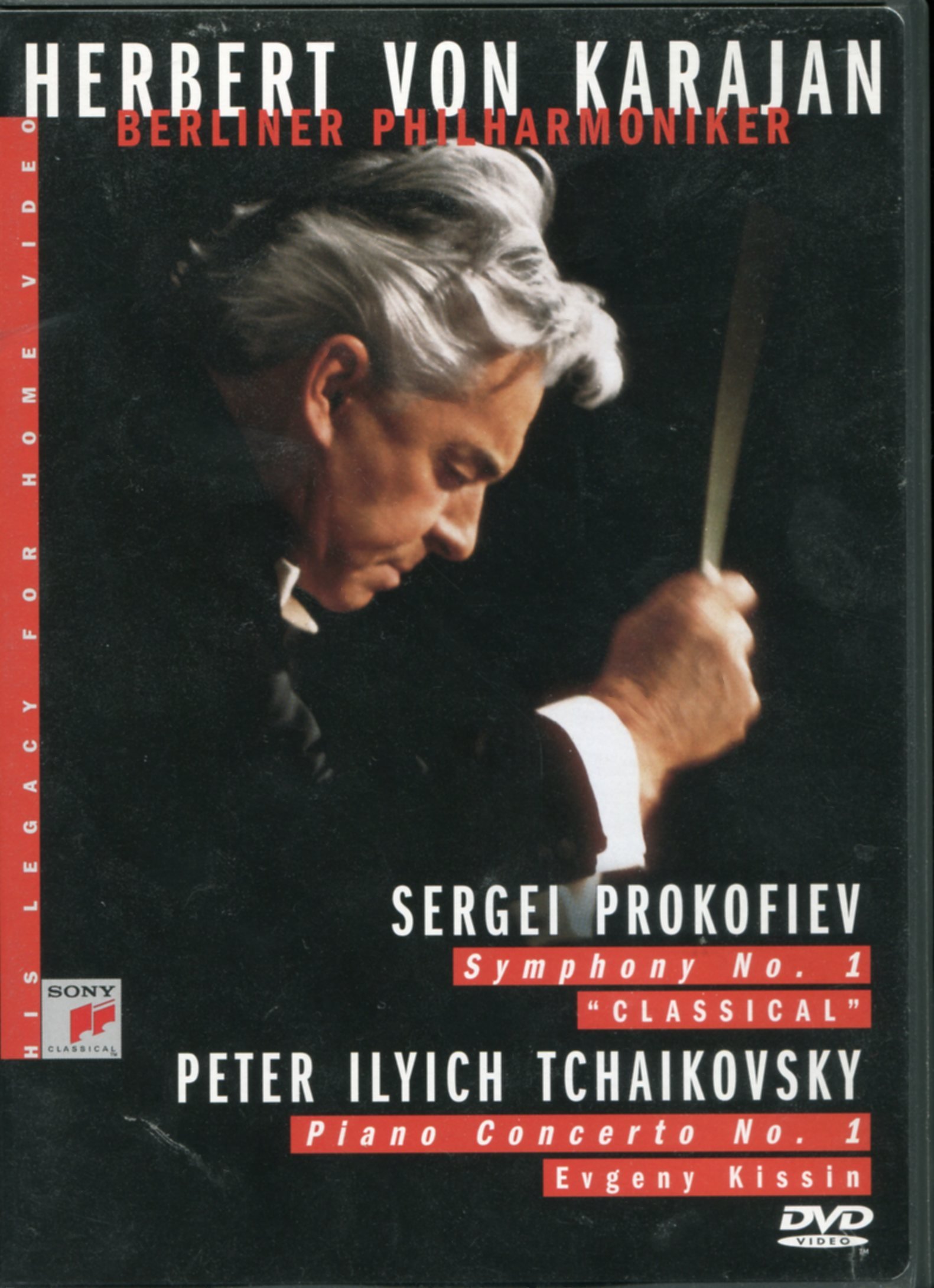 Herbert Von Karajan - New Year's Concert 1988 - Prokofiev Symphony No. 1 & Tchaikovsky Piano Concerto No. 1 / Kissin [DVD]