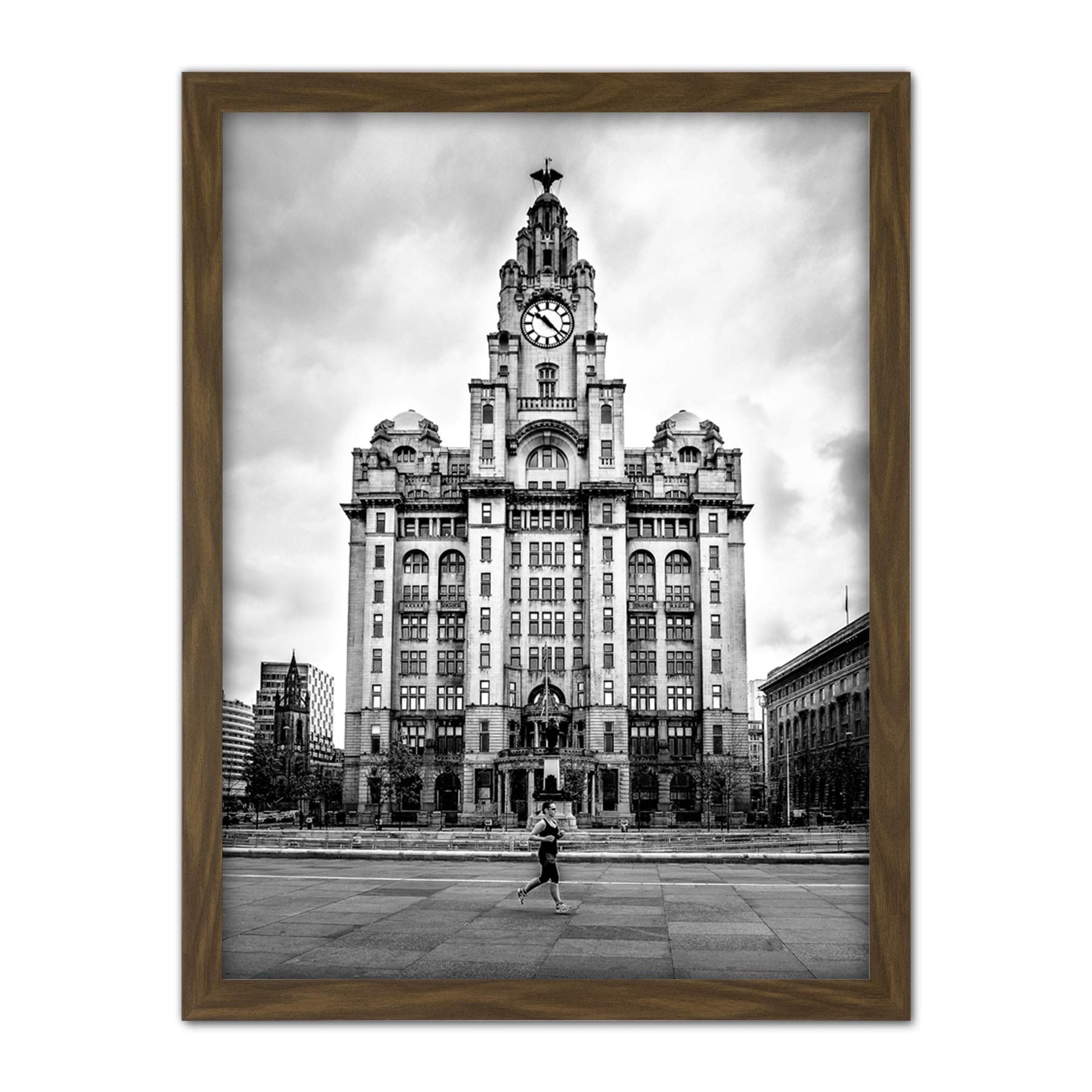 Artery8 Taddeo Royal Liver Building Liverpool Photo Artwork Framed Wall Art Print 18X24 Inch