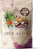5 lb. Urea Fertilizer 46-0-0, High Nitrogen Fertilizer for Plants, Ideal Plant Food Nitrogen for Grass, Vegetable, Fruits, and Flowers - Promotes Greener Plant Color and Vibrant, Lush Growth