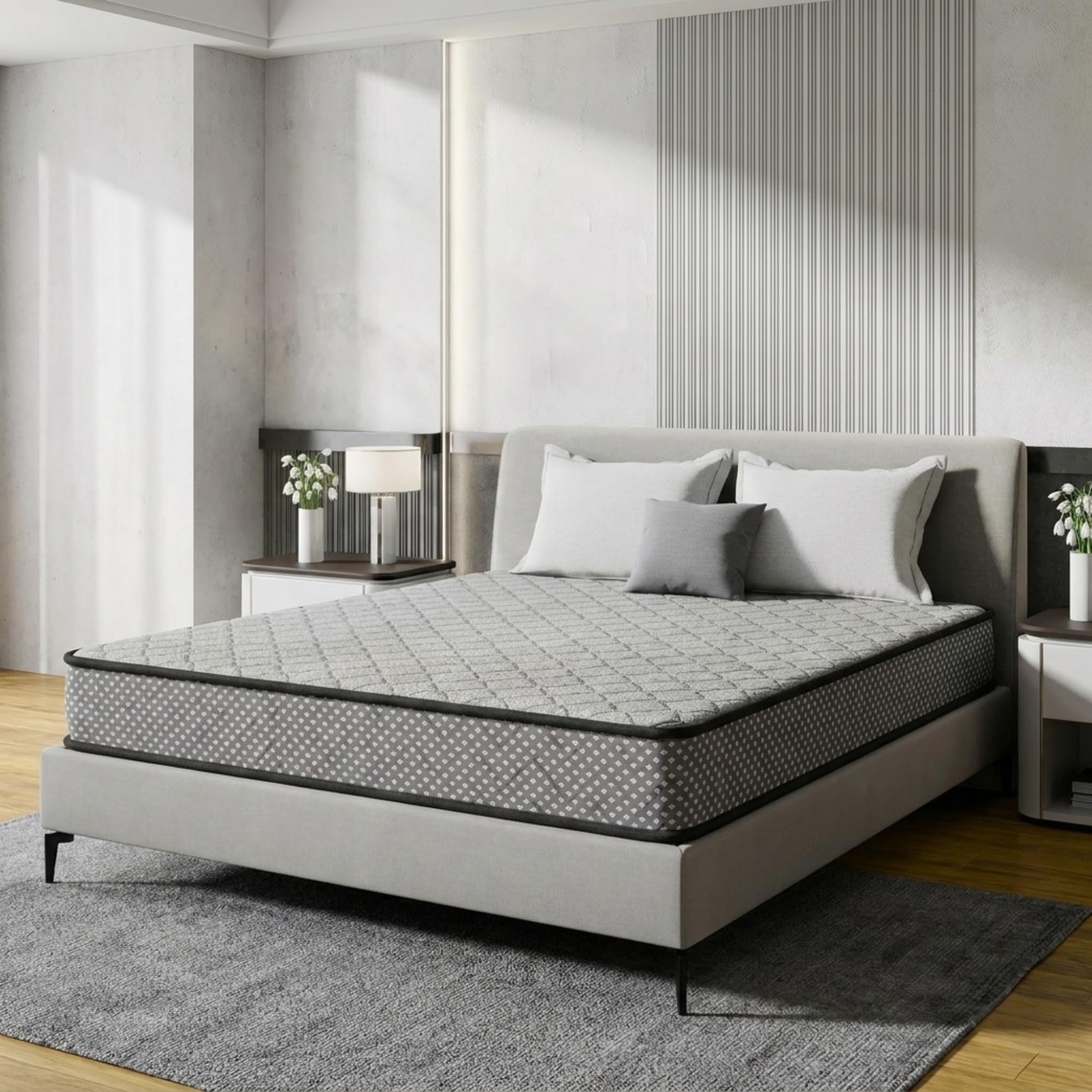 Interio by Godrej Restomagic Memory Mattress | 5-Years Warranty | Queen Bed, 6-Inch Mattress (78 x 60 x 6 Inches, Memory Foam)