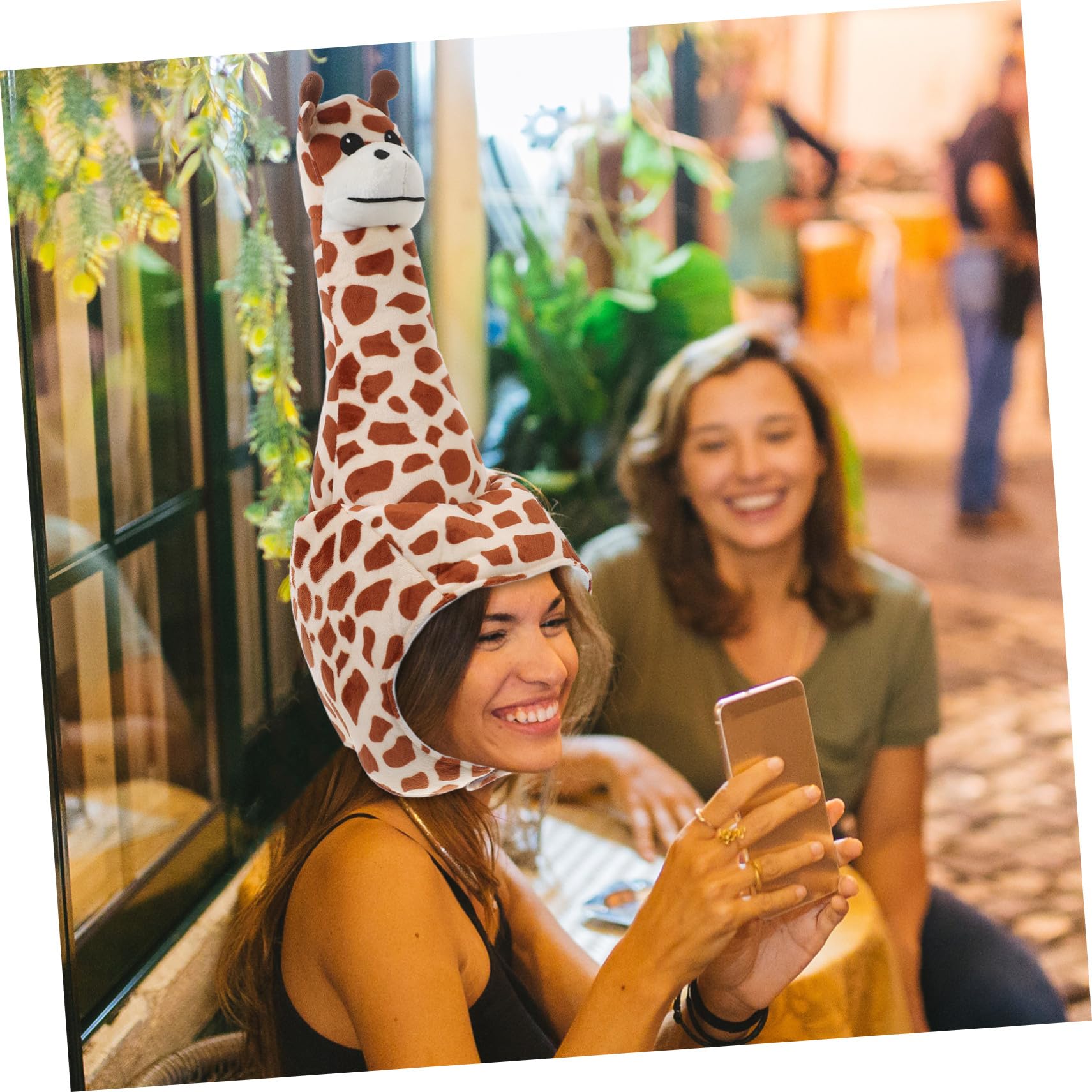 Toyvian Sombrero de Fiesta de Felpa Divertido Gorro de Disfraz Animal para Adultos Cómodo para Eventos Temáticos