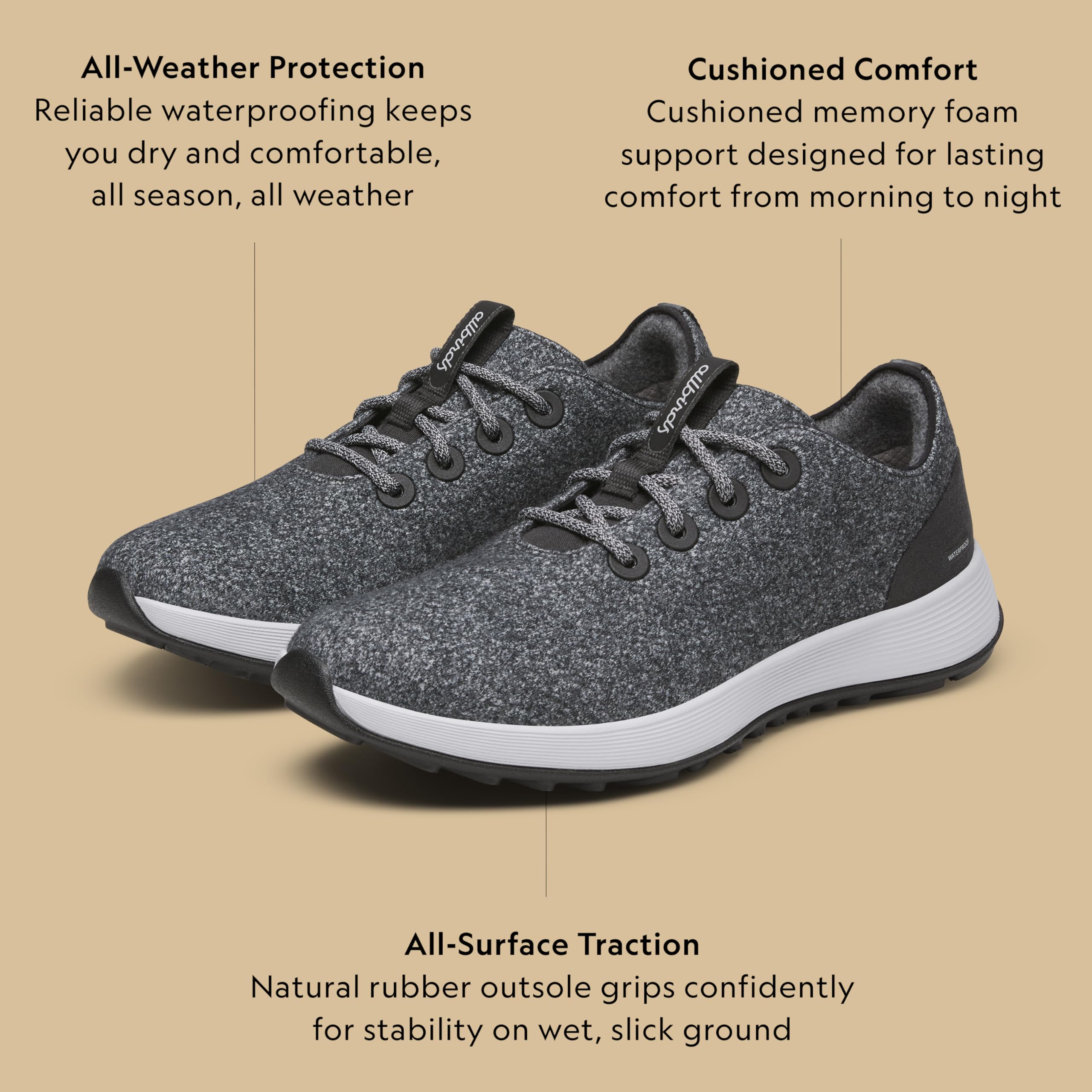 Allbirds Wool Runner NZ Waterproof ZapatillasMujer