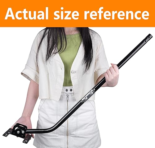 Miniatura 4 de Soporte universal de antena de TV de 32.8 pulgadas, poste de montaje de antena ajustable, poste de mástil resistente a la intemperie, montaje en J